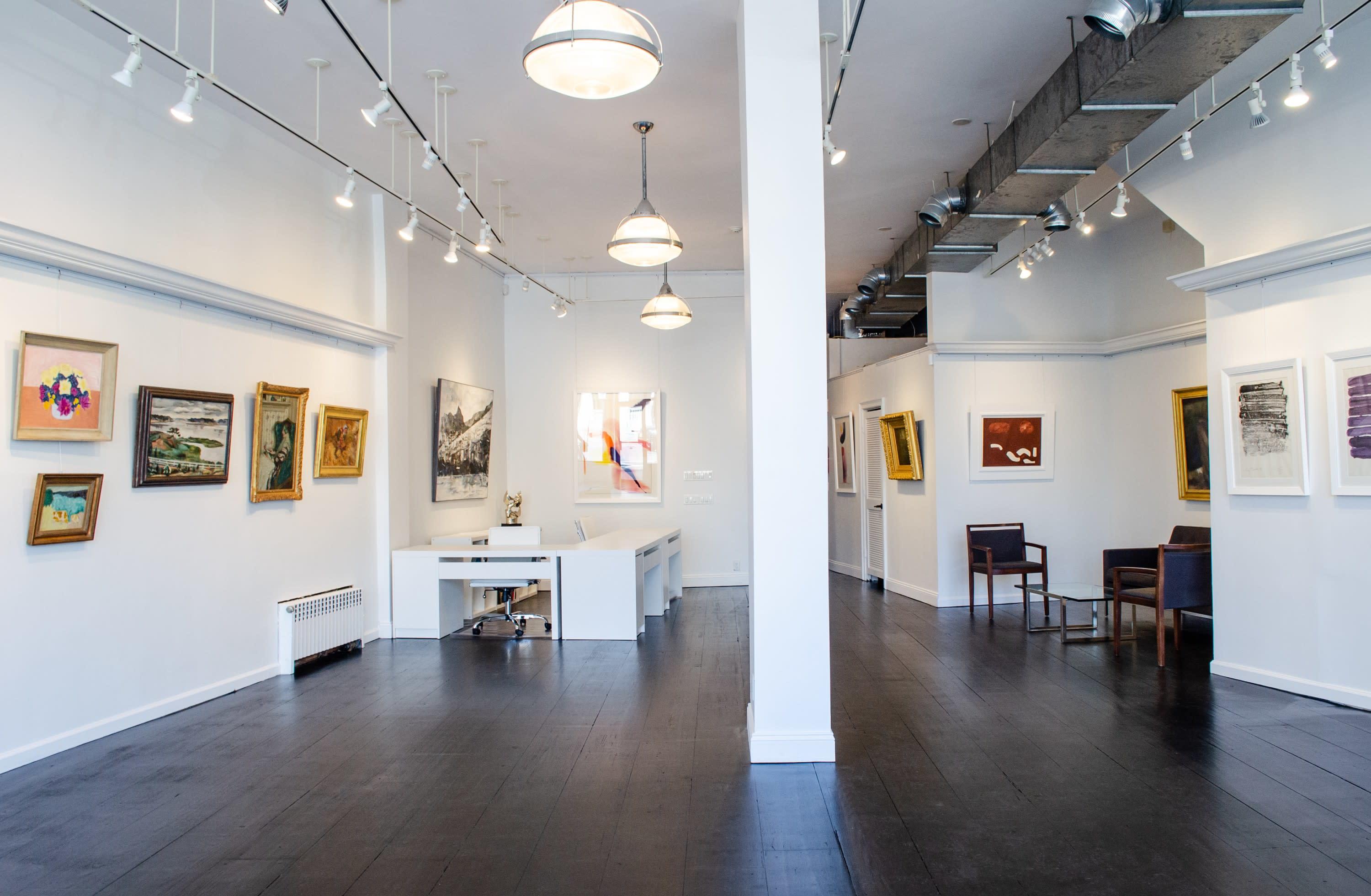 view of gallery from window