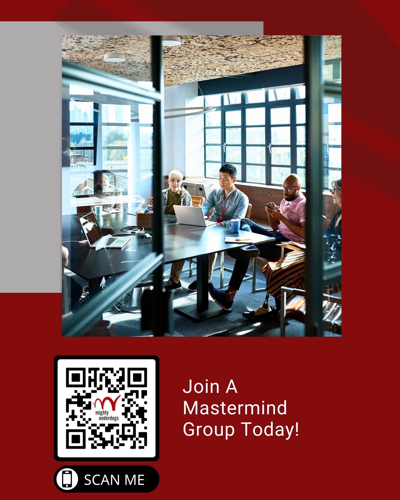 Join a Mastermind Group Today QR code