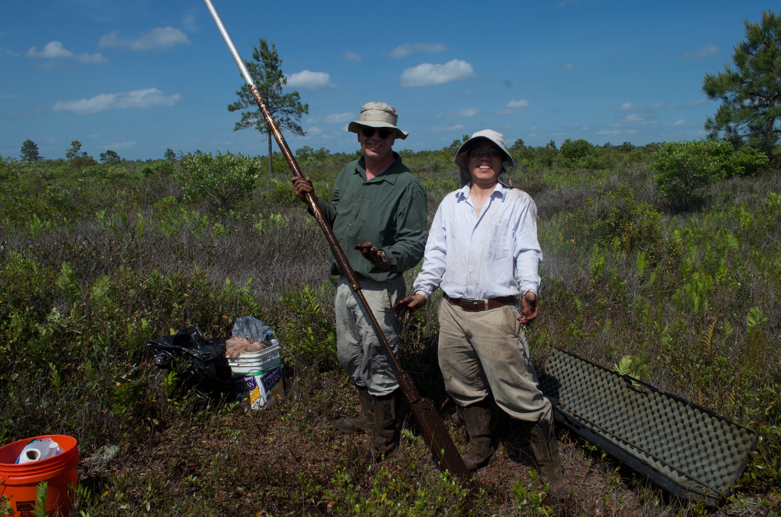 Pocosin Peat Sampling