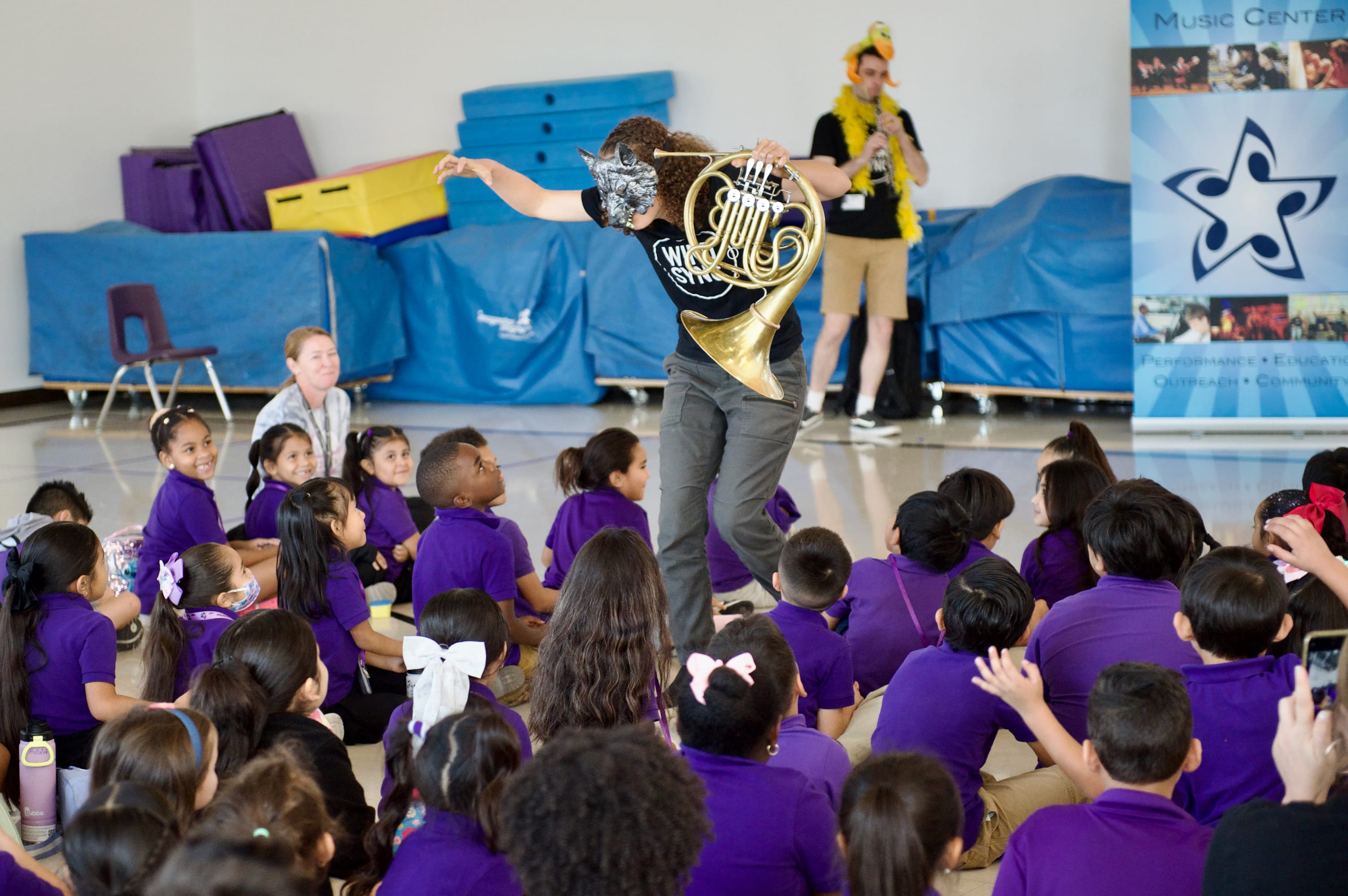 School concert performance