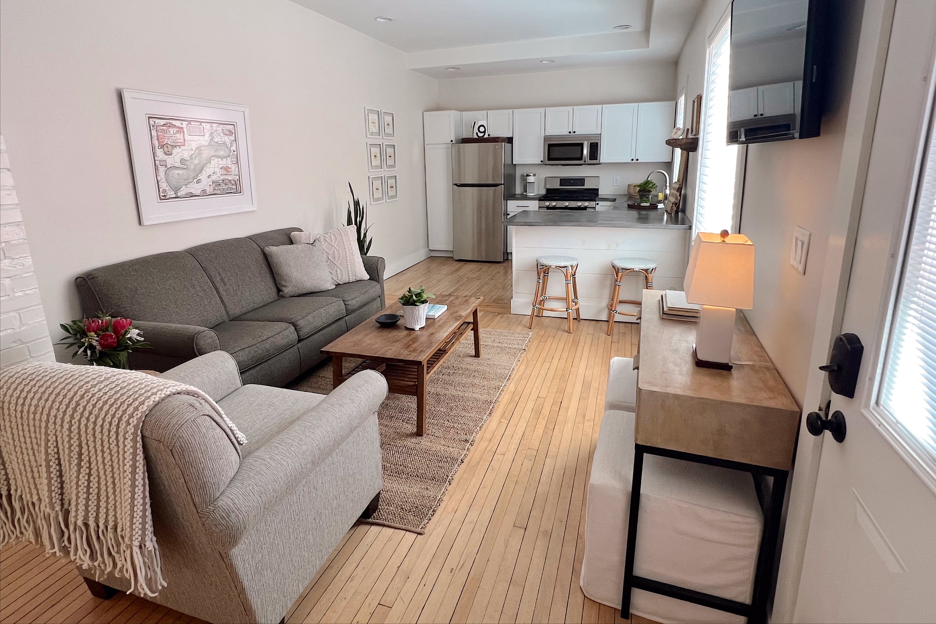 Familyroom and Kitchen