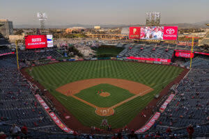 Reception at Angel Stadium of Anaheim