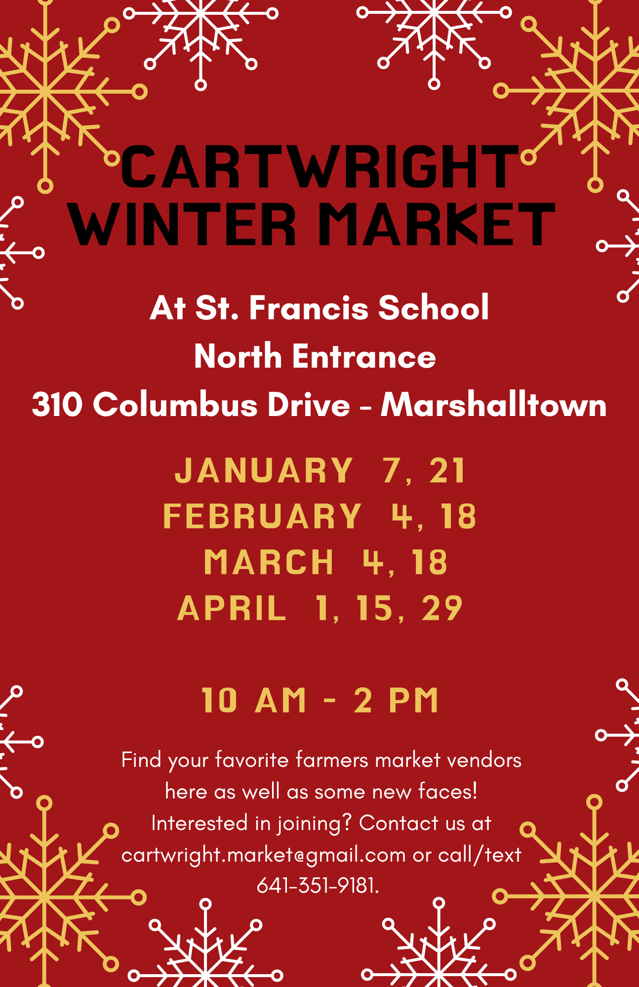 Cartwright Indoor Market Marshalltown Area Chamber of Commerce
