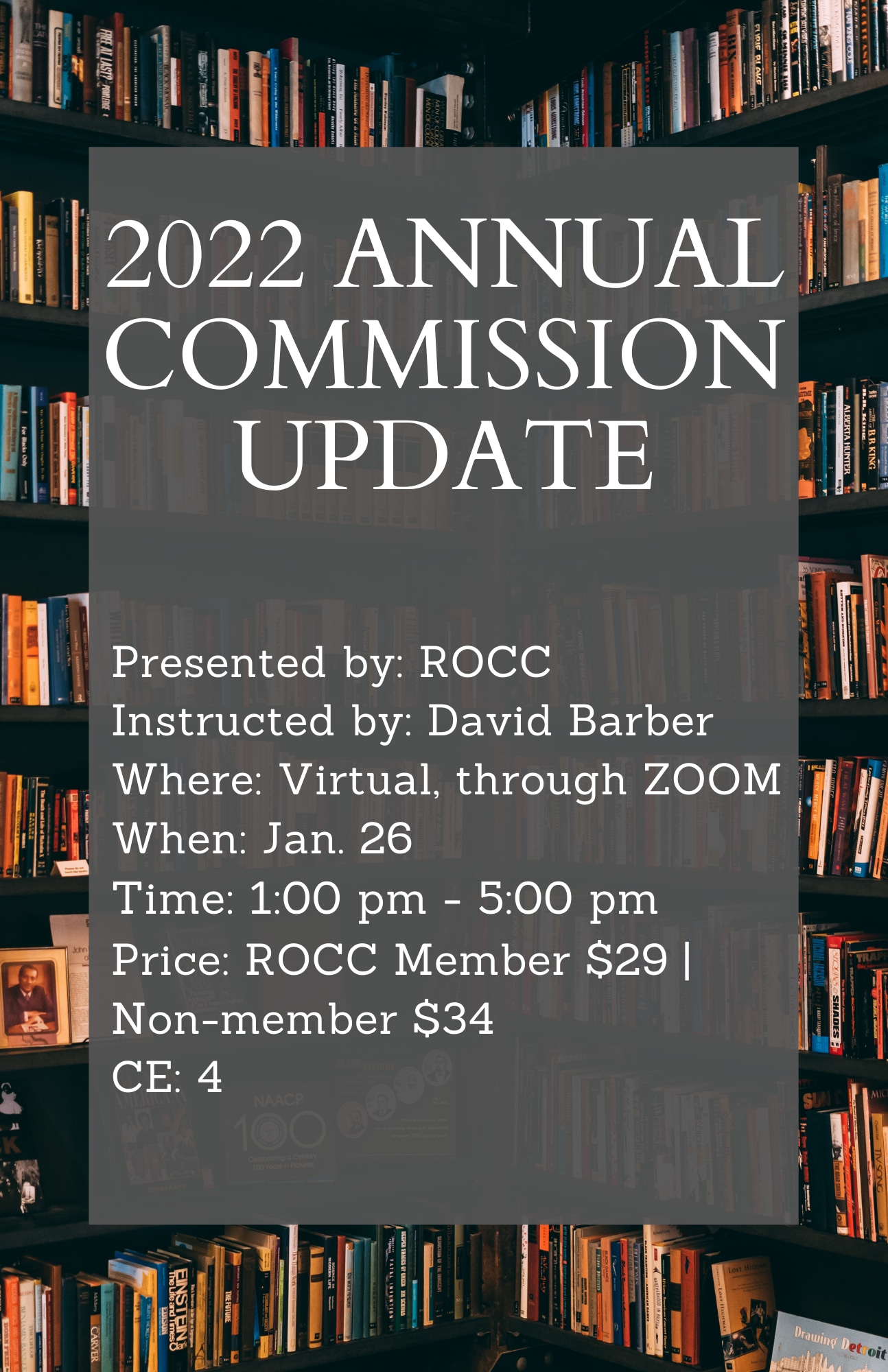 2022 Annual Commission Update Realtors of Central Colorado ROCC