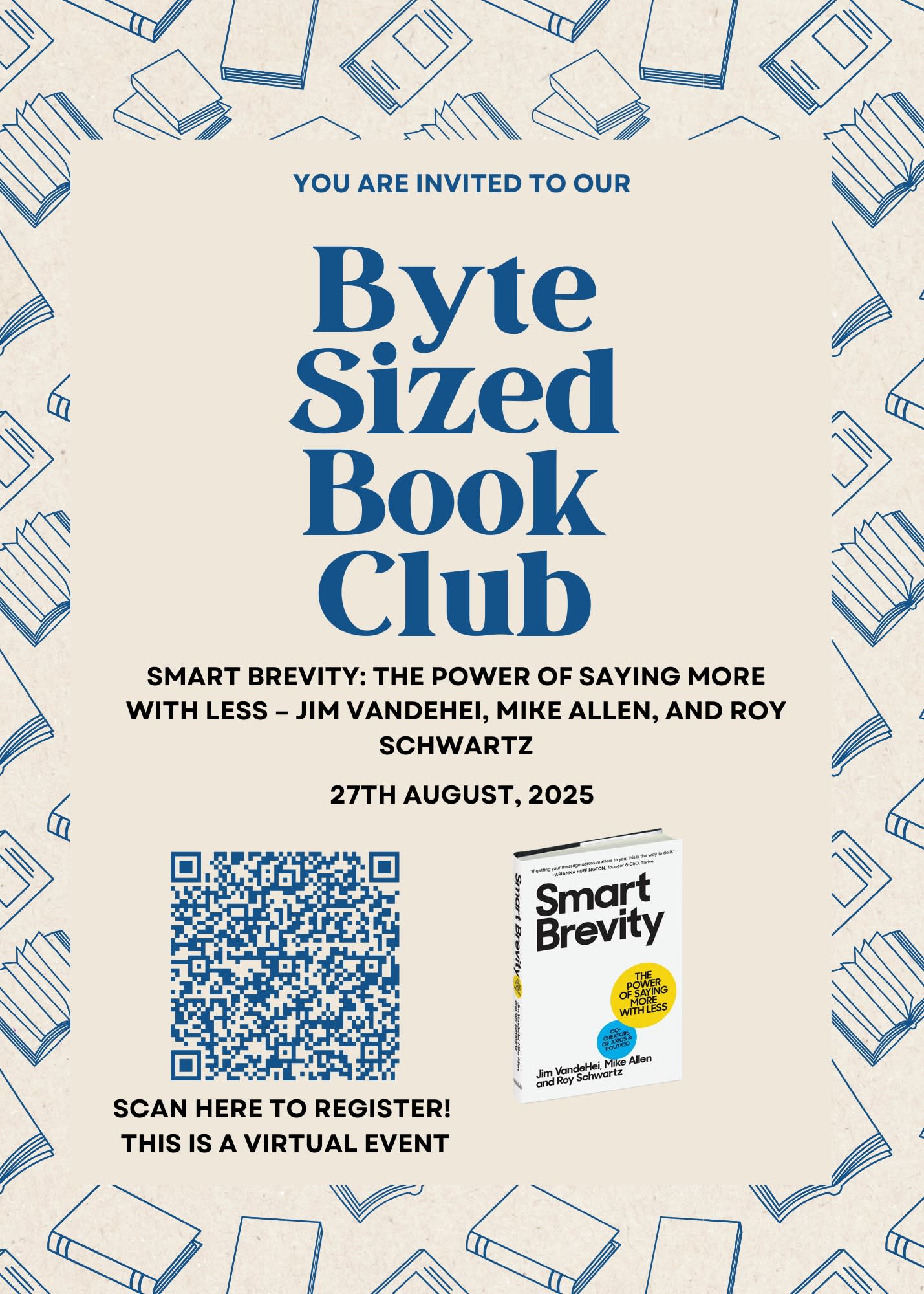 Byte Sized Book Club Poster