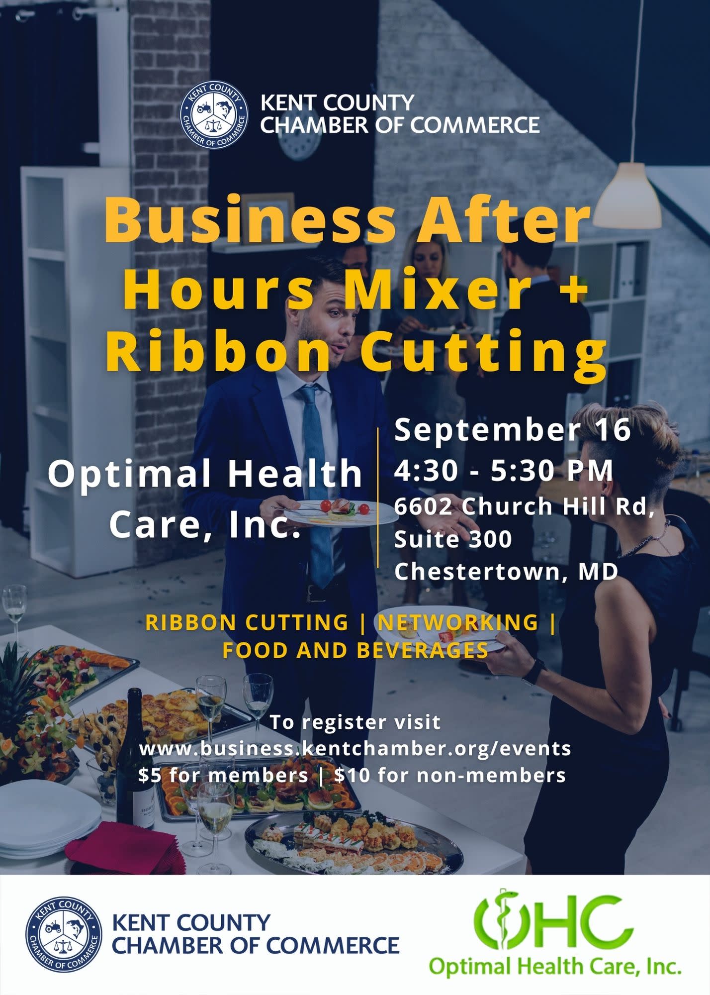 Business After Hours Mixer Flyer