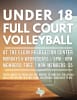Under 18 Volleyball Flyer - Mondays and Wednesdays at the Recreation Center