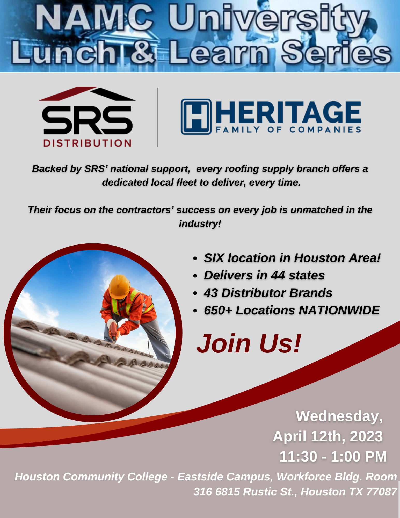 April Lunch and Learn with SRS