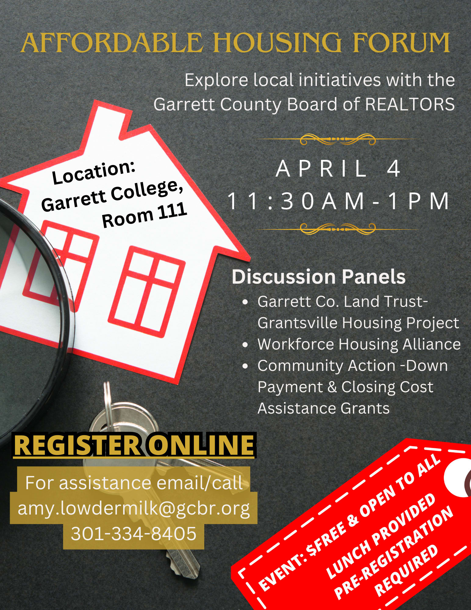 Affordable Housing Forum Registration Flyer
