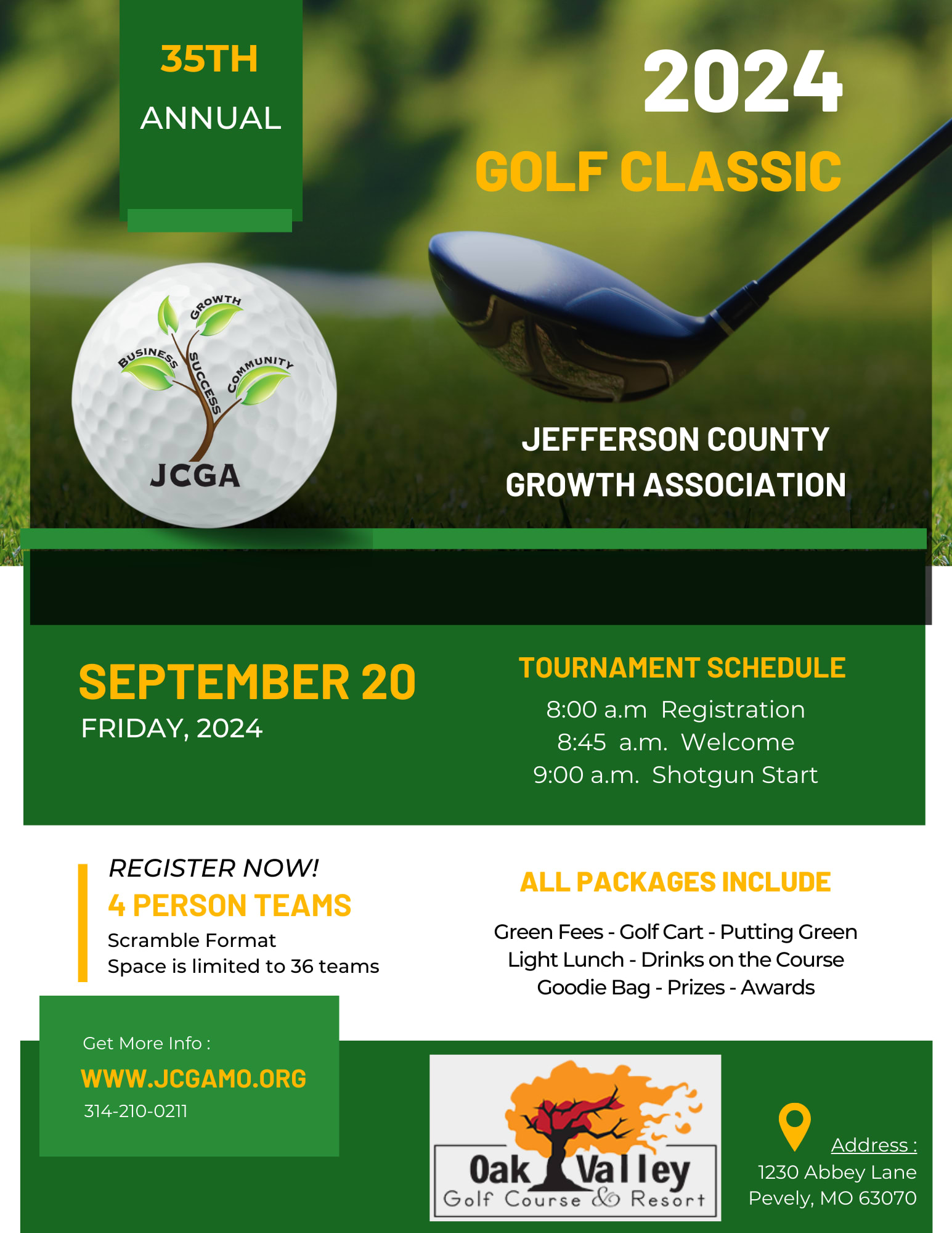Golf Event Flyer