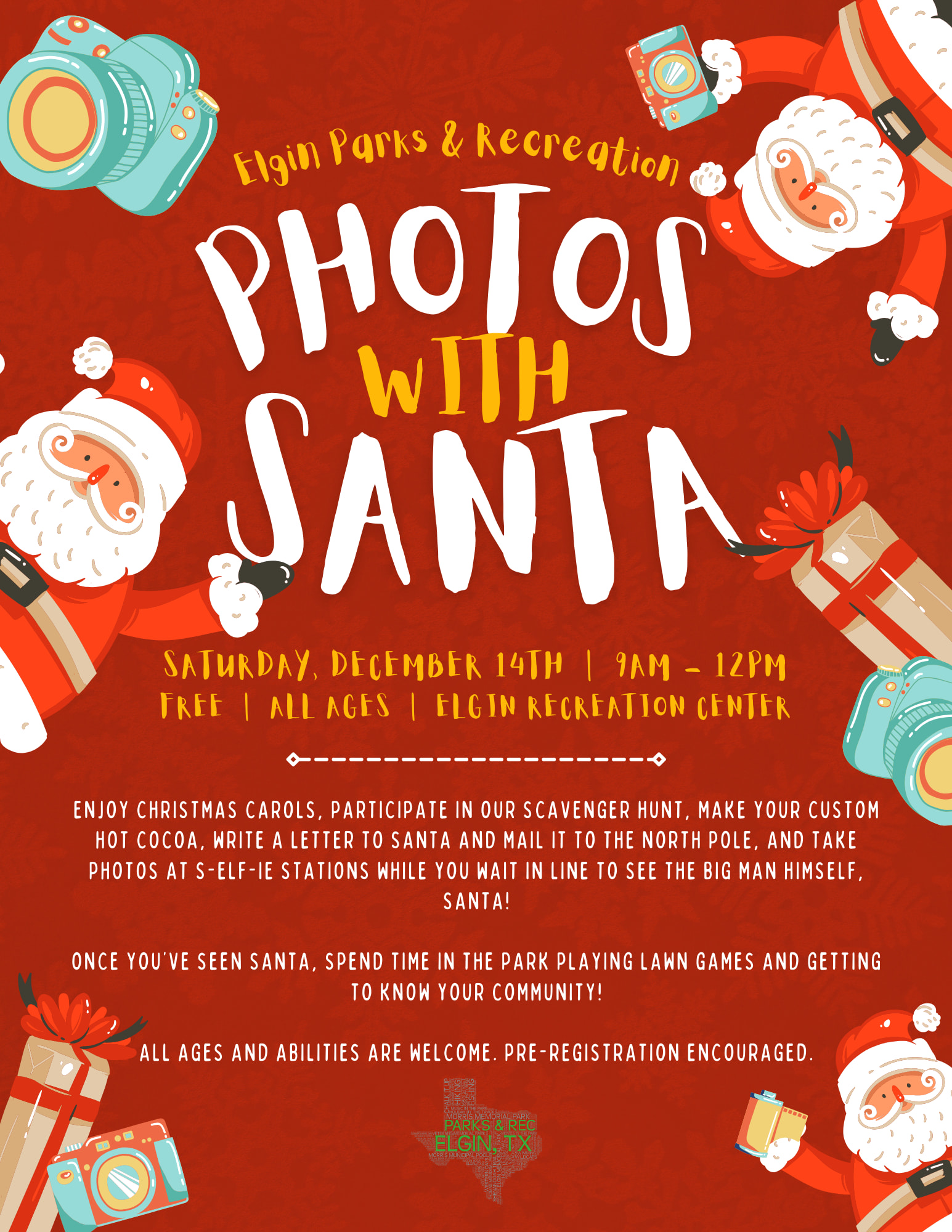 Photos with Santa Flyer 2024