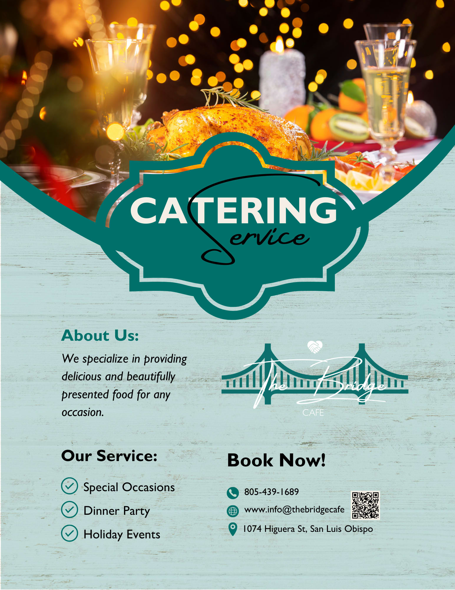 Holiday Catering by The Bridge Cafe