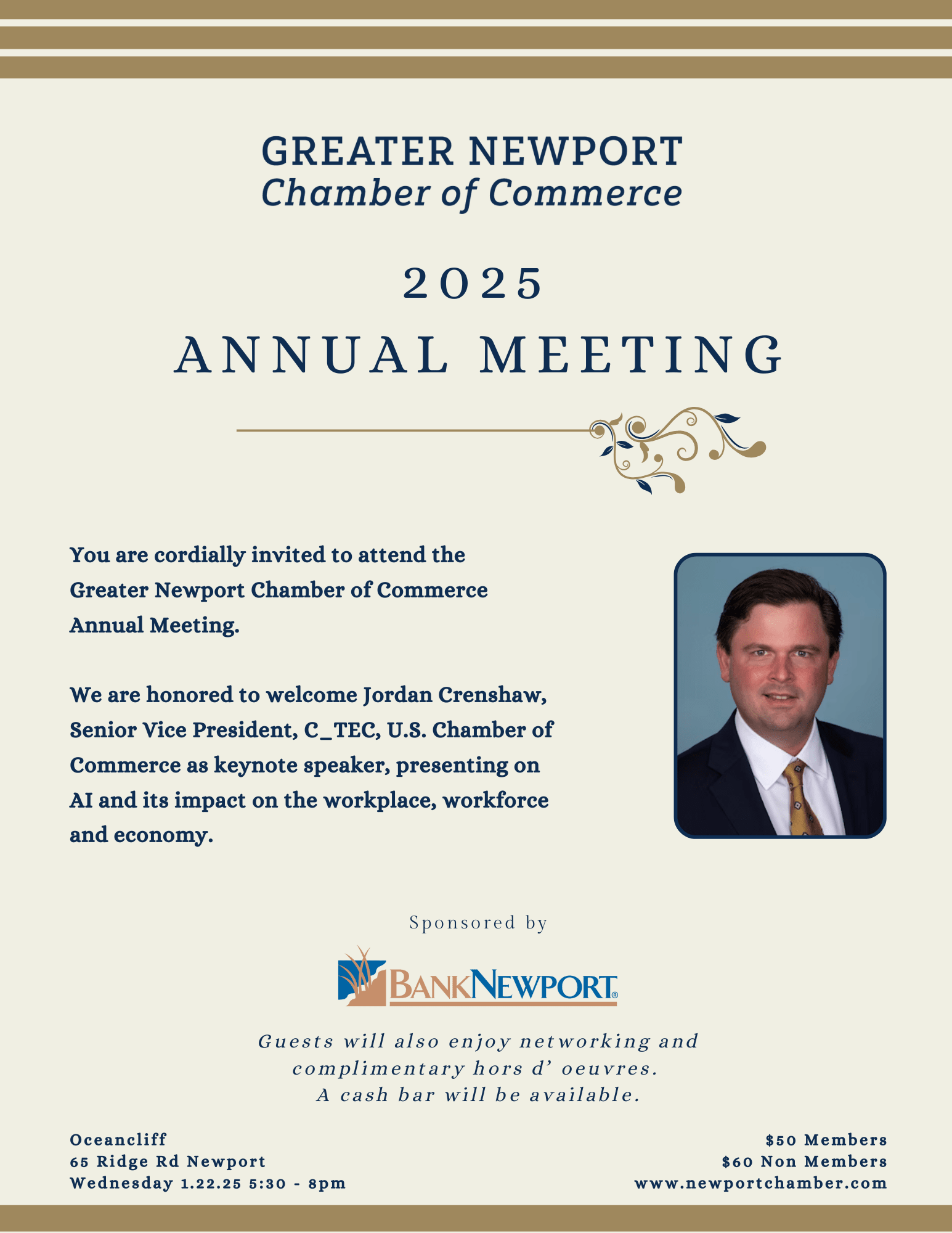 Annual Meeting - Greater Newport Chamber of Commerce - RI