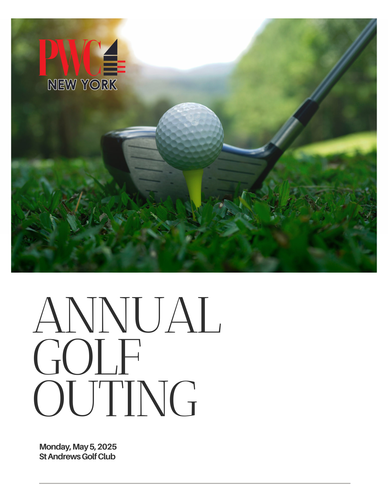 Annual Golf Outing Sponsor Packet