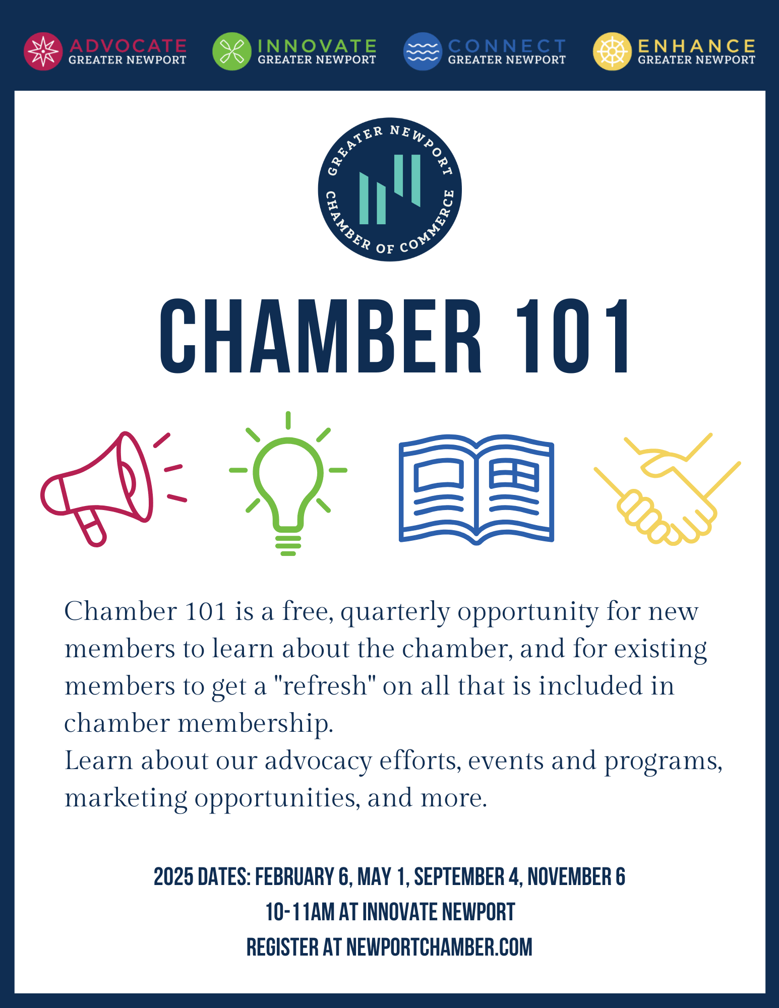 Chamber 101 - Greater Newport Chamber of Commerce - RI