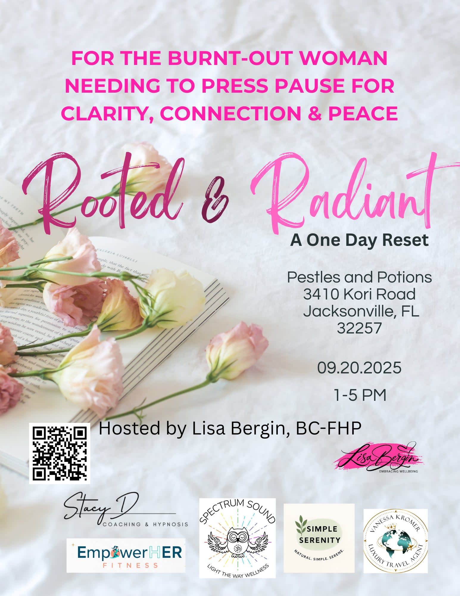 Rooted & Radiant flyer