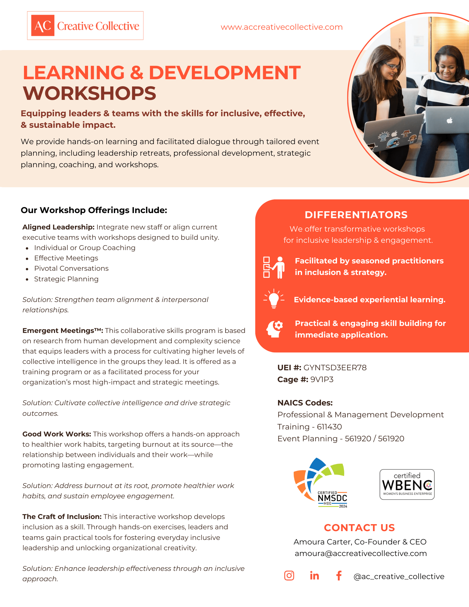 Learning and Development Workshops