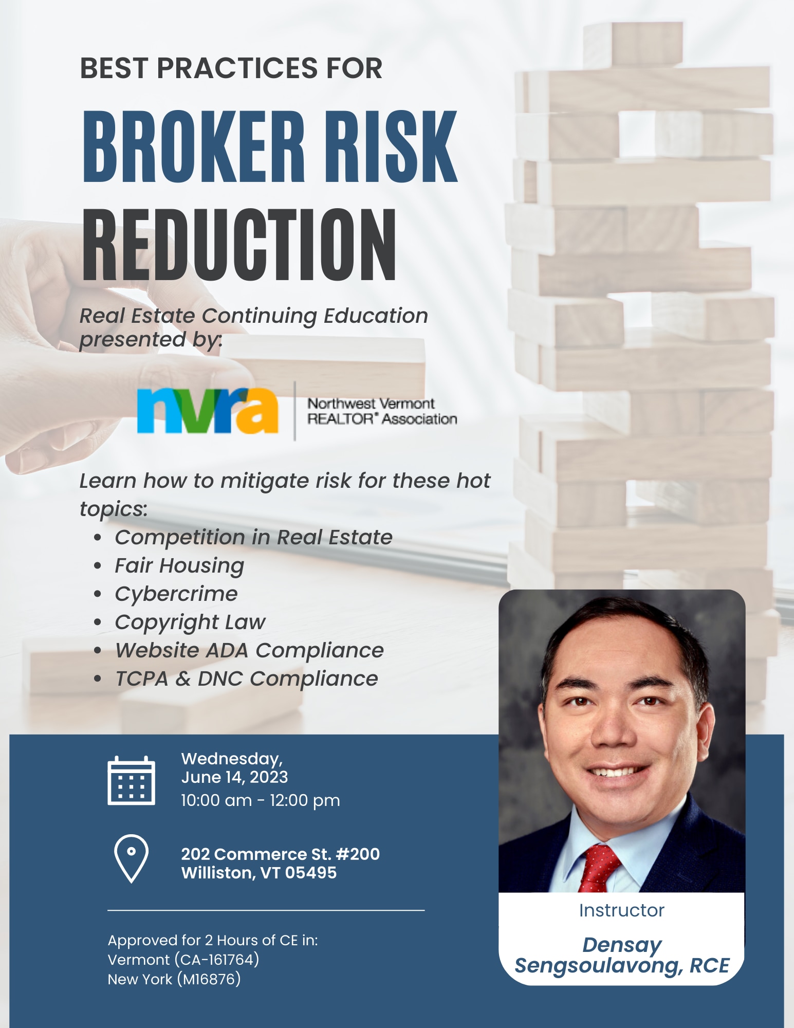 Broker Risk Reducation Flyer