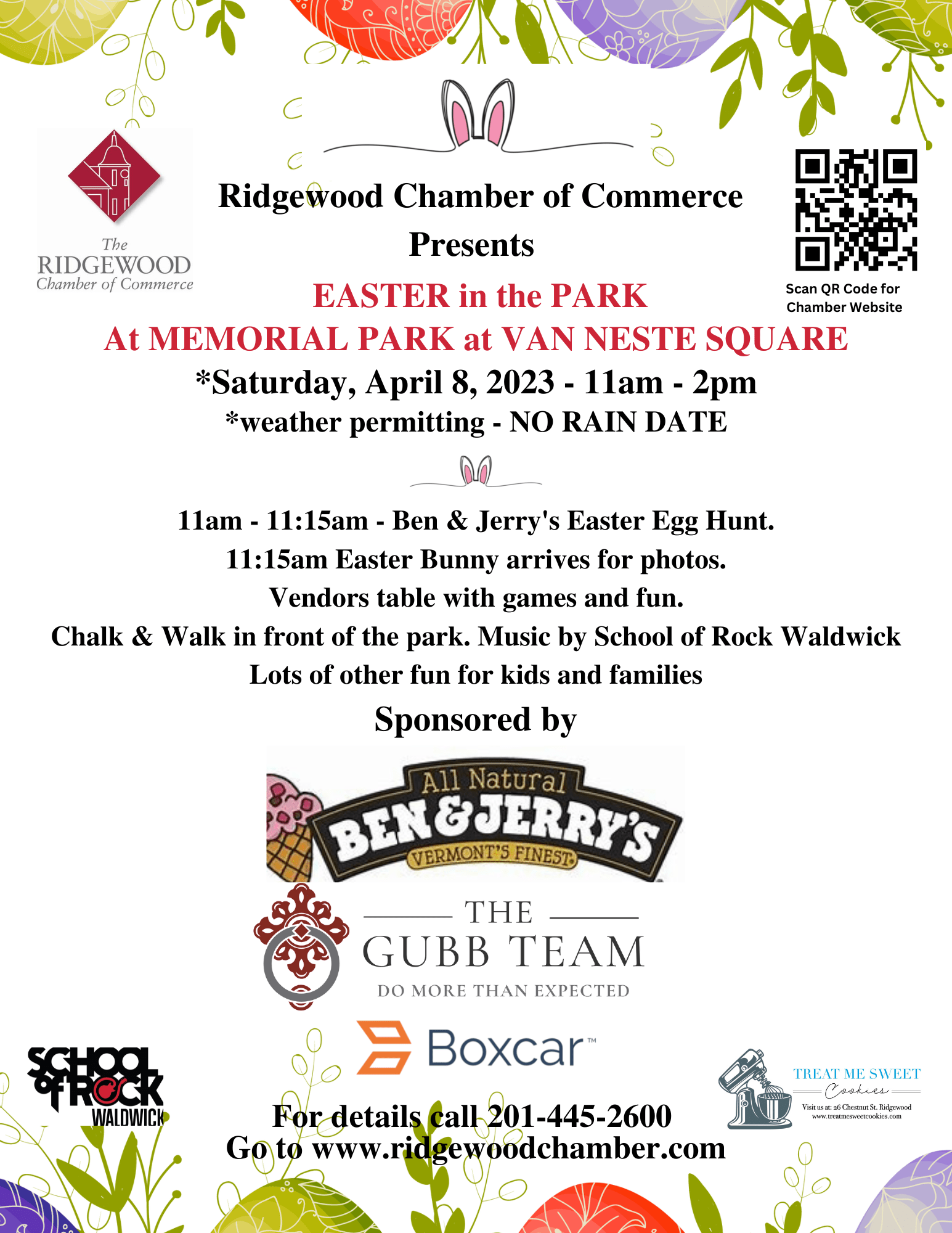 Easter in the Park - Sponsored by the Ridgewood Chamber of Commerce