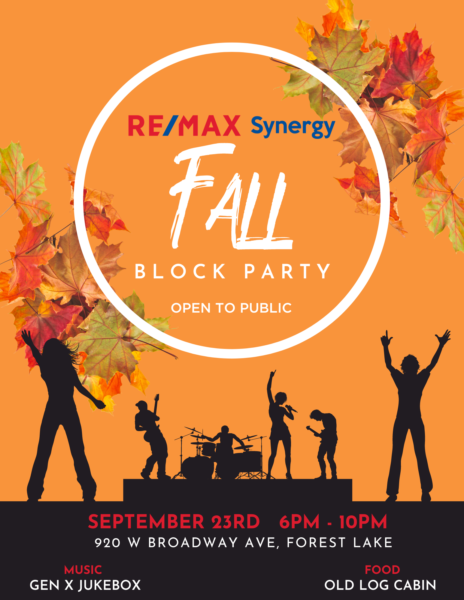 Re/MAX Synergy Fall Block Party default Forest Lake Area Chamber of