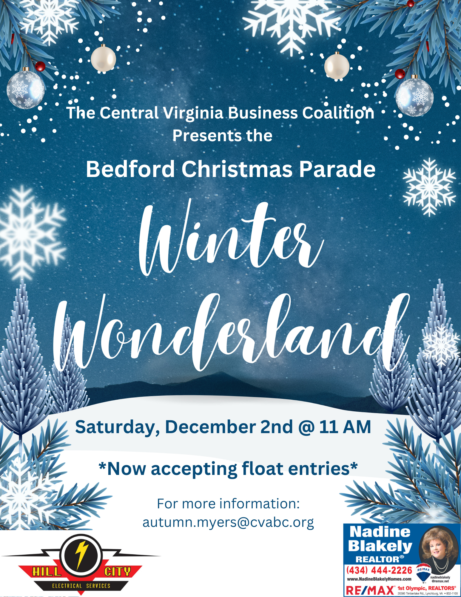 2023 Bedford Christmas Parade "Winter Wonderland"