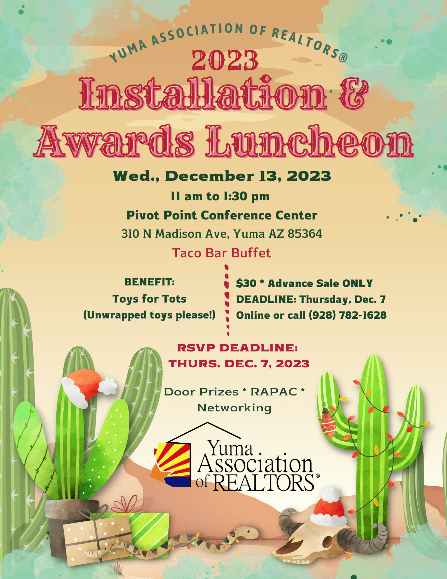 Cactus and Luncheon Details