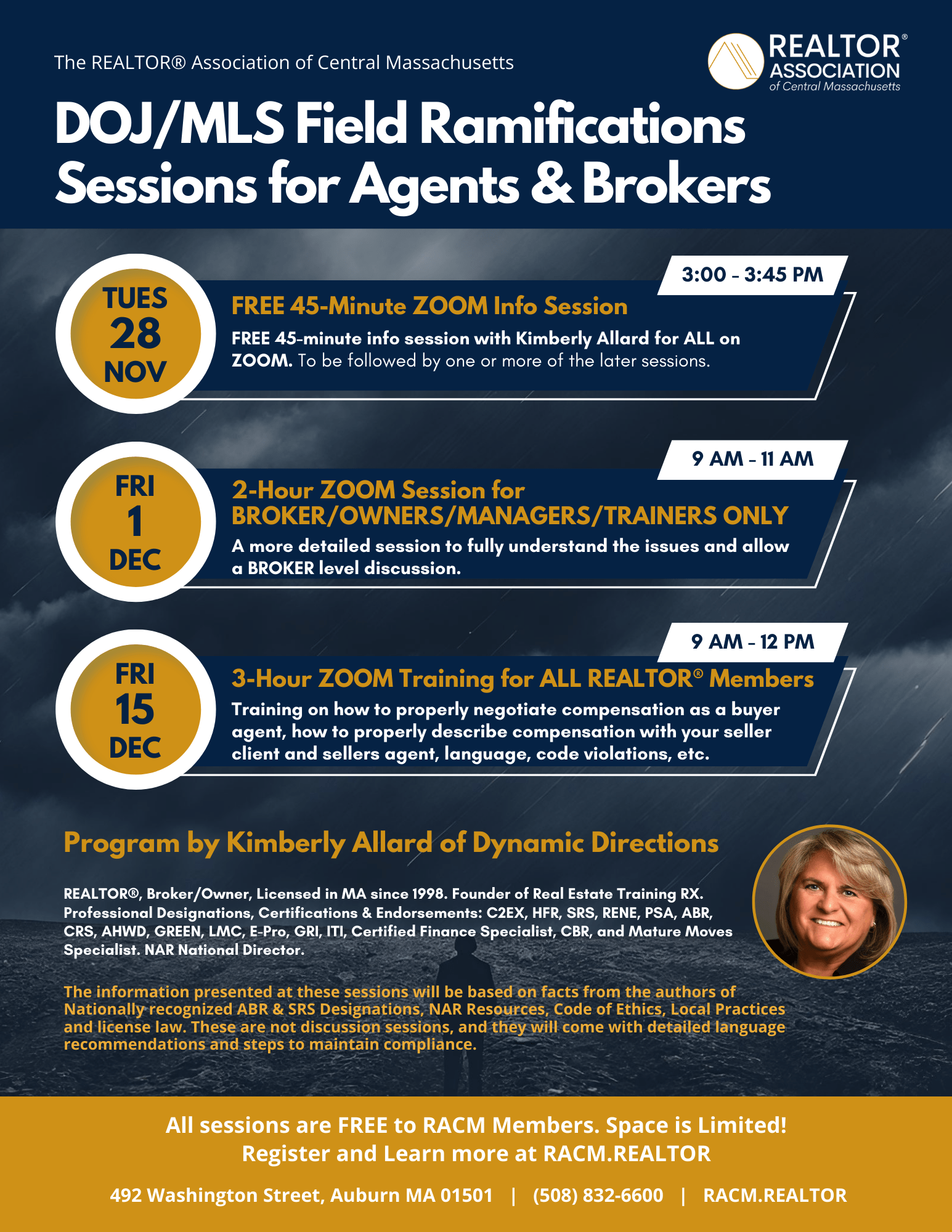 3Hour ZOOM Training for ALL REALTOR® Members REALTOR® Association of