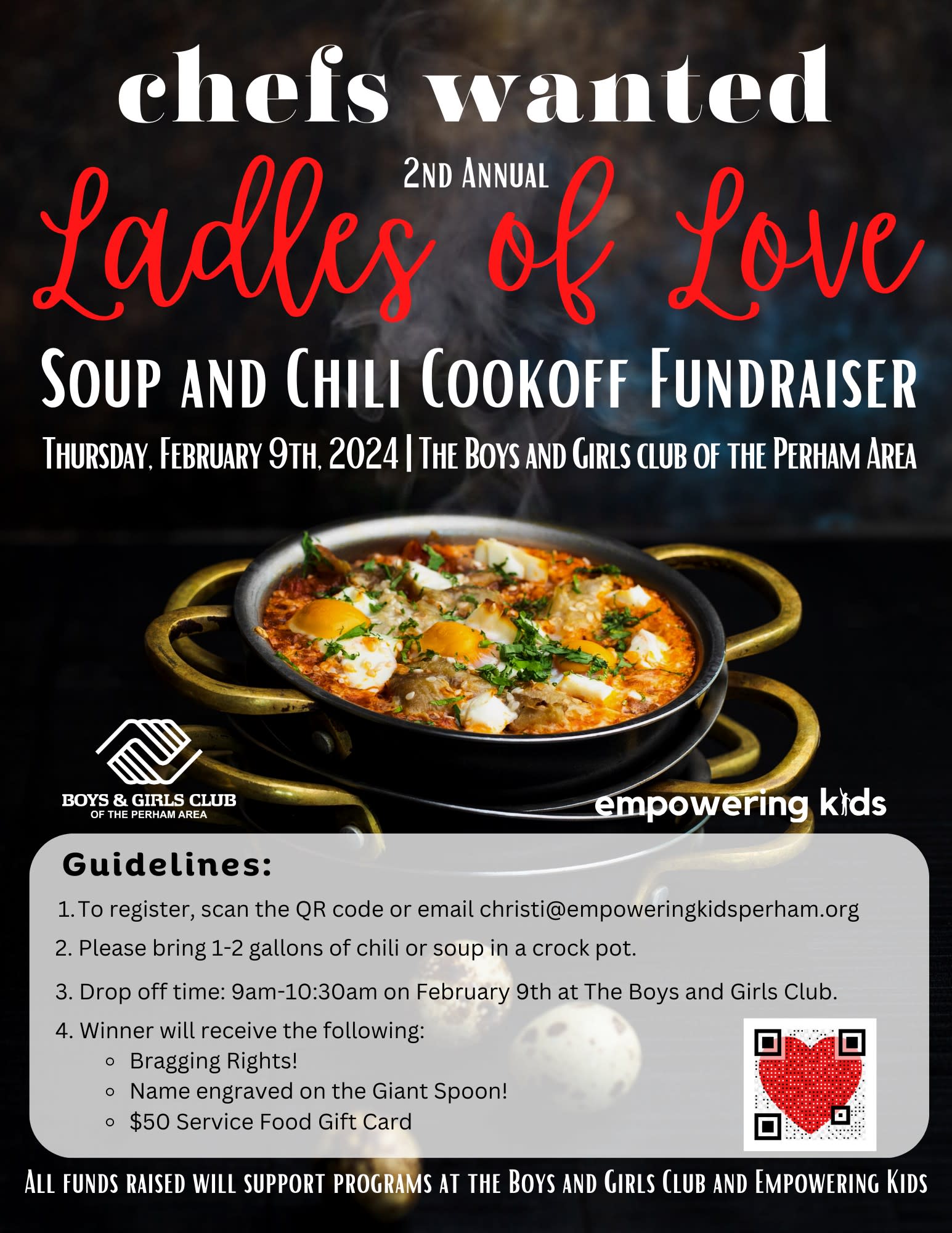 Boys & Girls Club/Empowering Kids "Ladles of Love" Fundraiser events