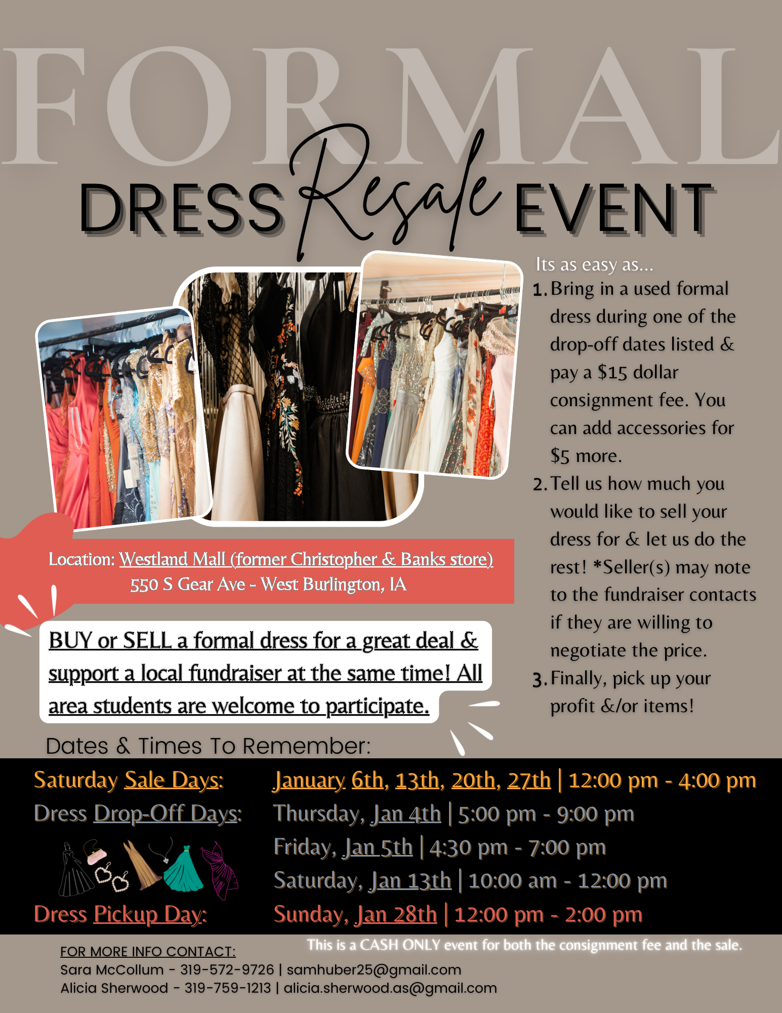 Formal resale online
