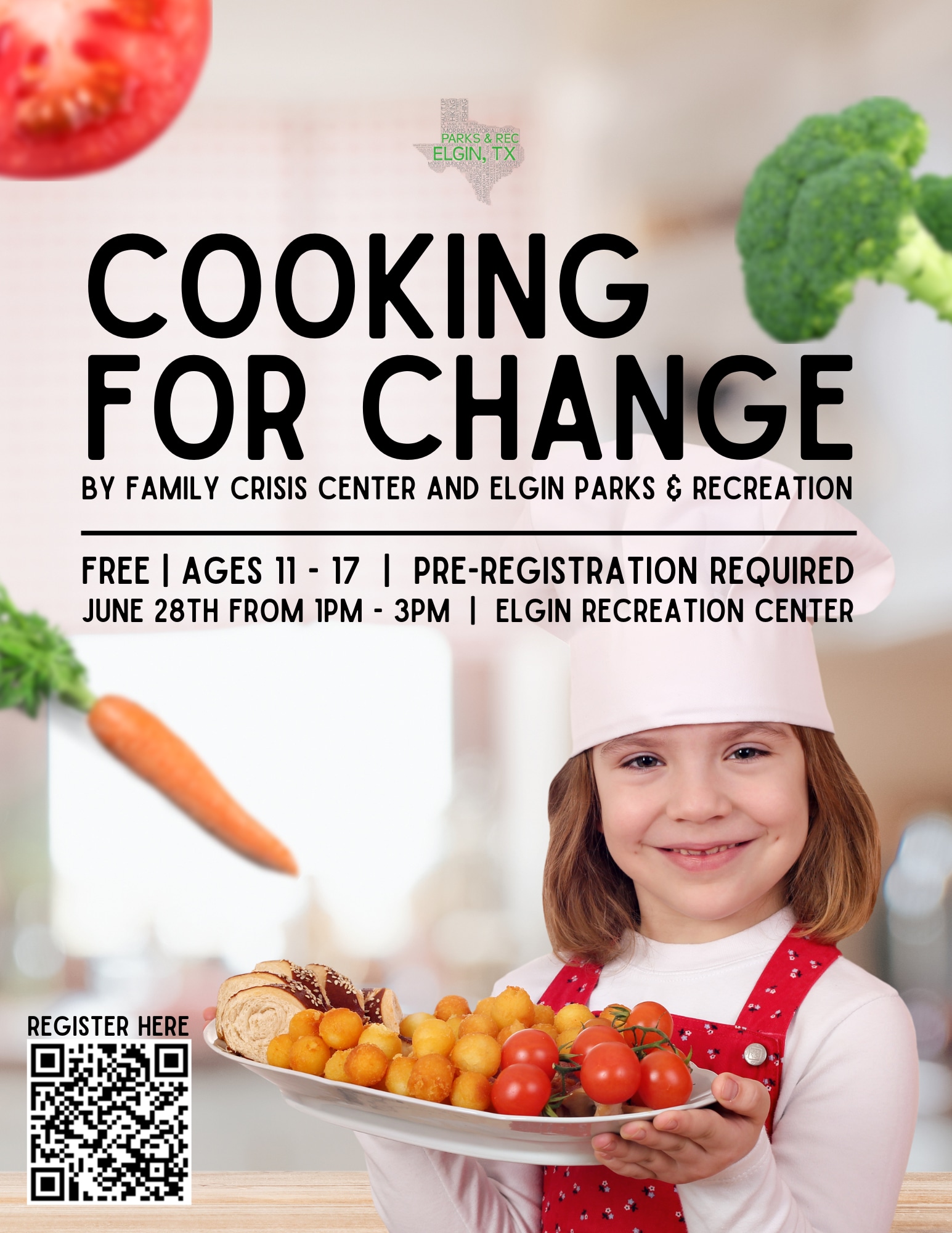 Cooking for Change Flyer June 28th 2024
