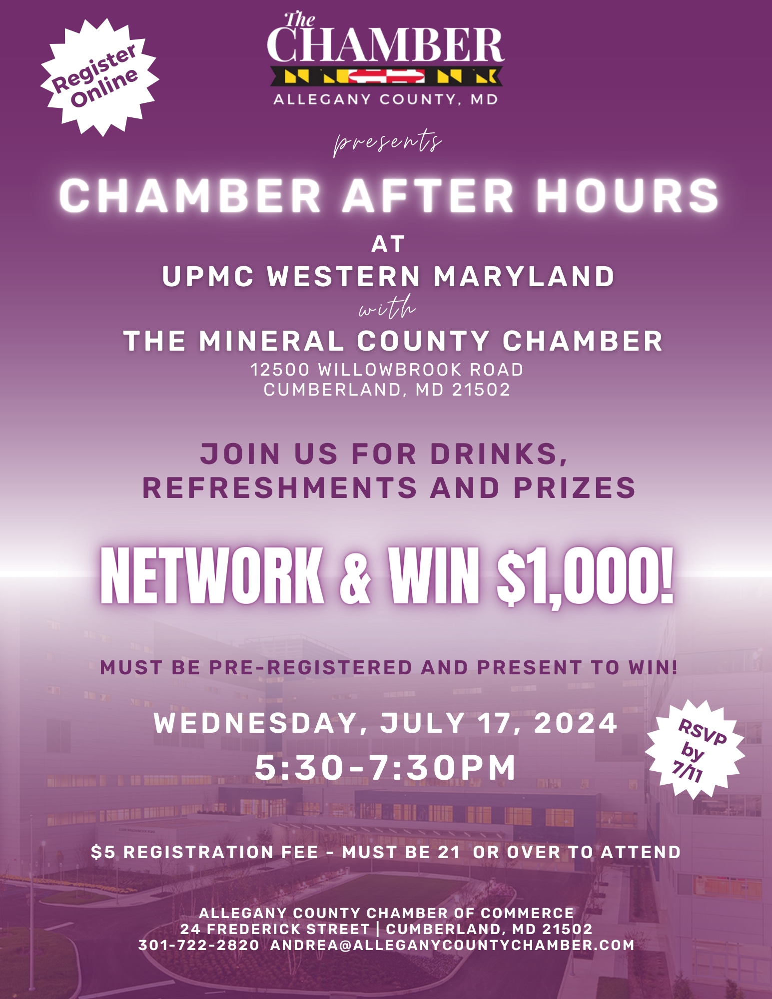 Chamber After Hours with UPMC Western MD & Mineral County Chamber