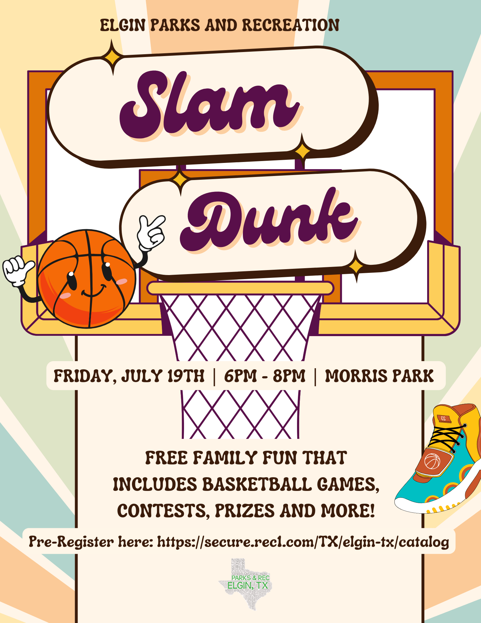 Slam Dunk Event at Morris Park Flyer