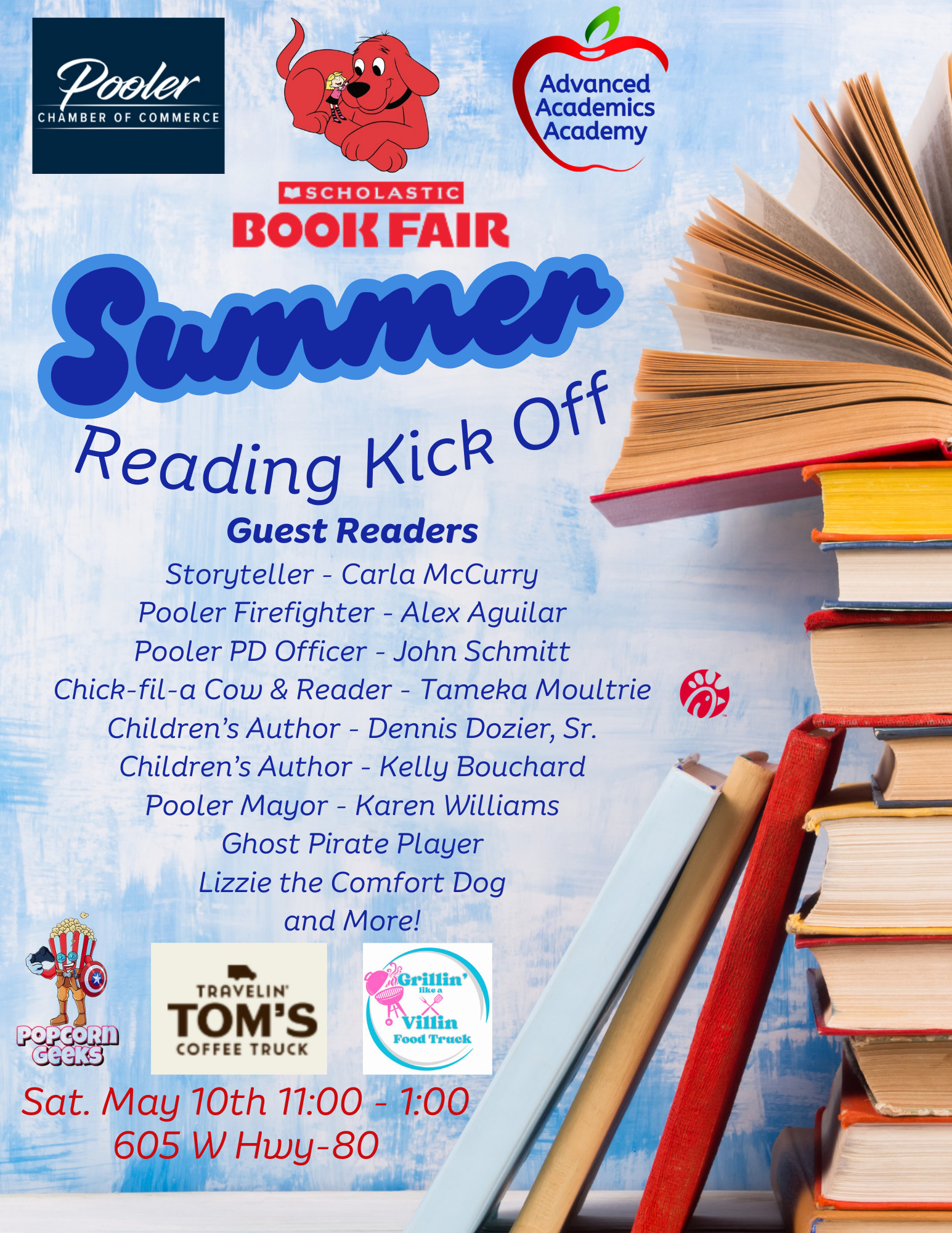 The Pooler Chamber w/Advanced Academics Presents Scholastic Book Fair ...
