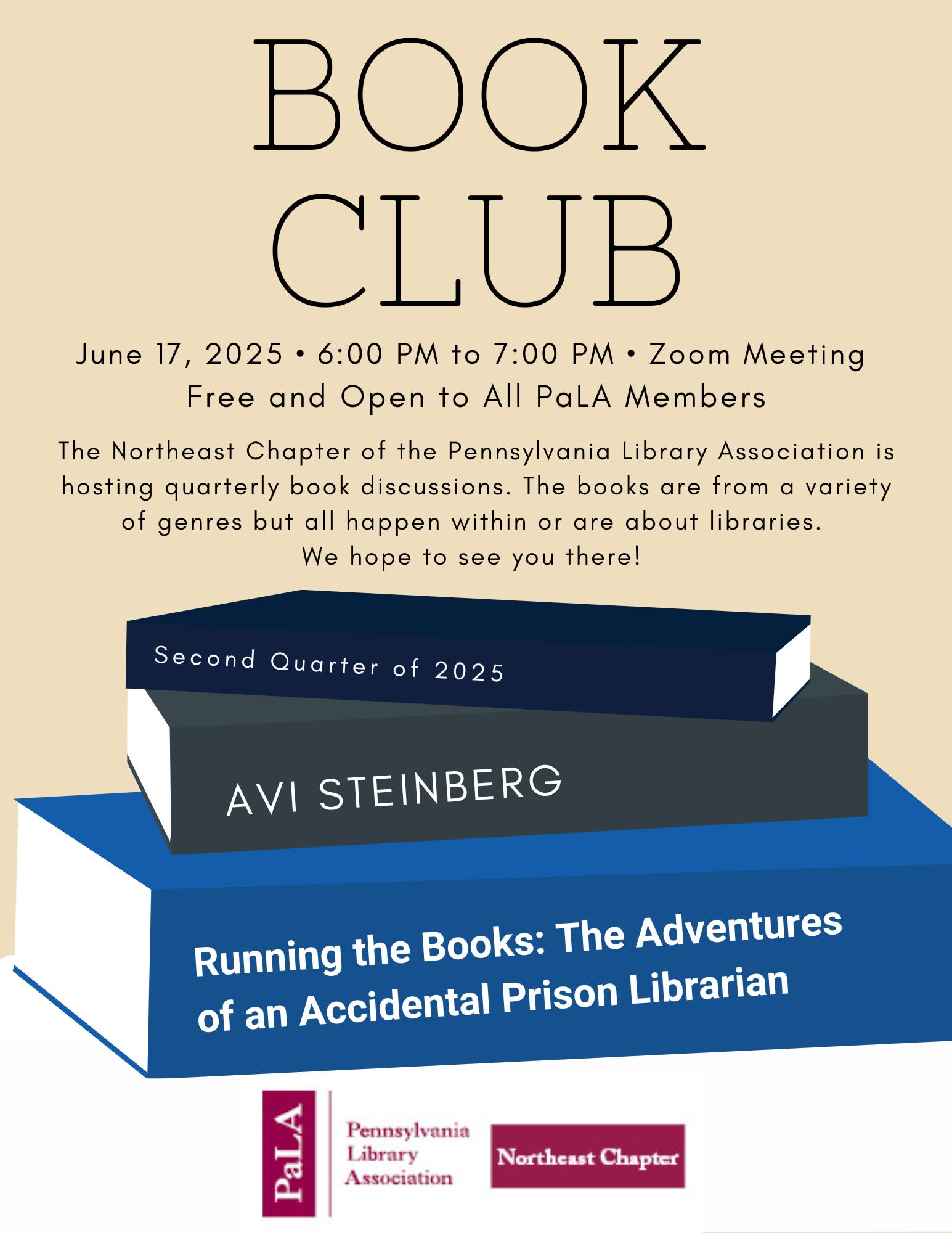 NE Chapter Book Club Flyer