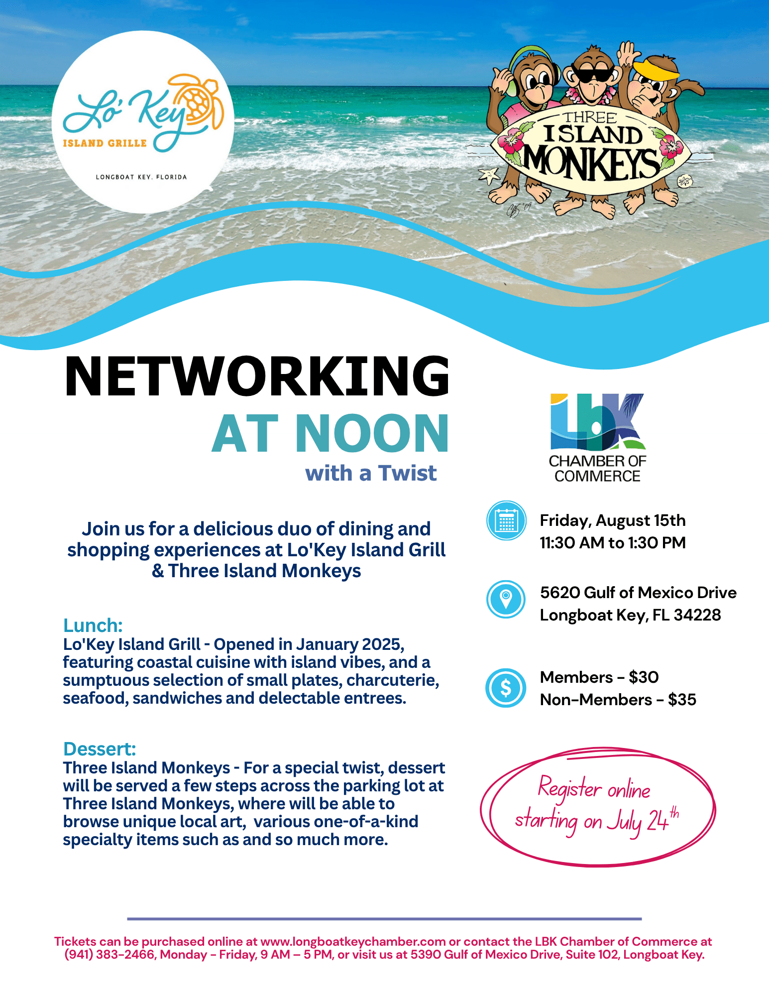 Networking at Noon with a Twist
