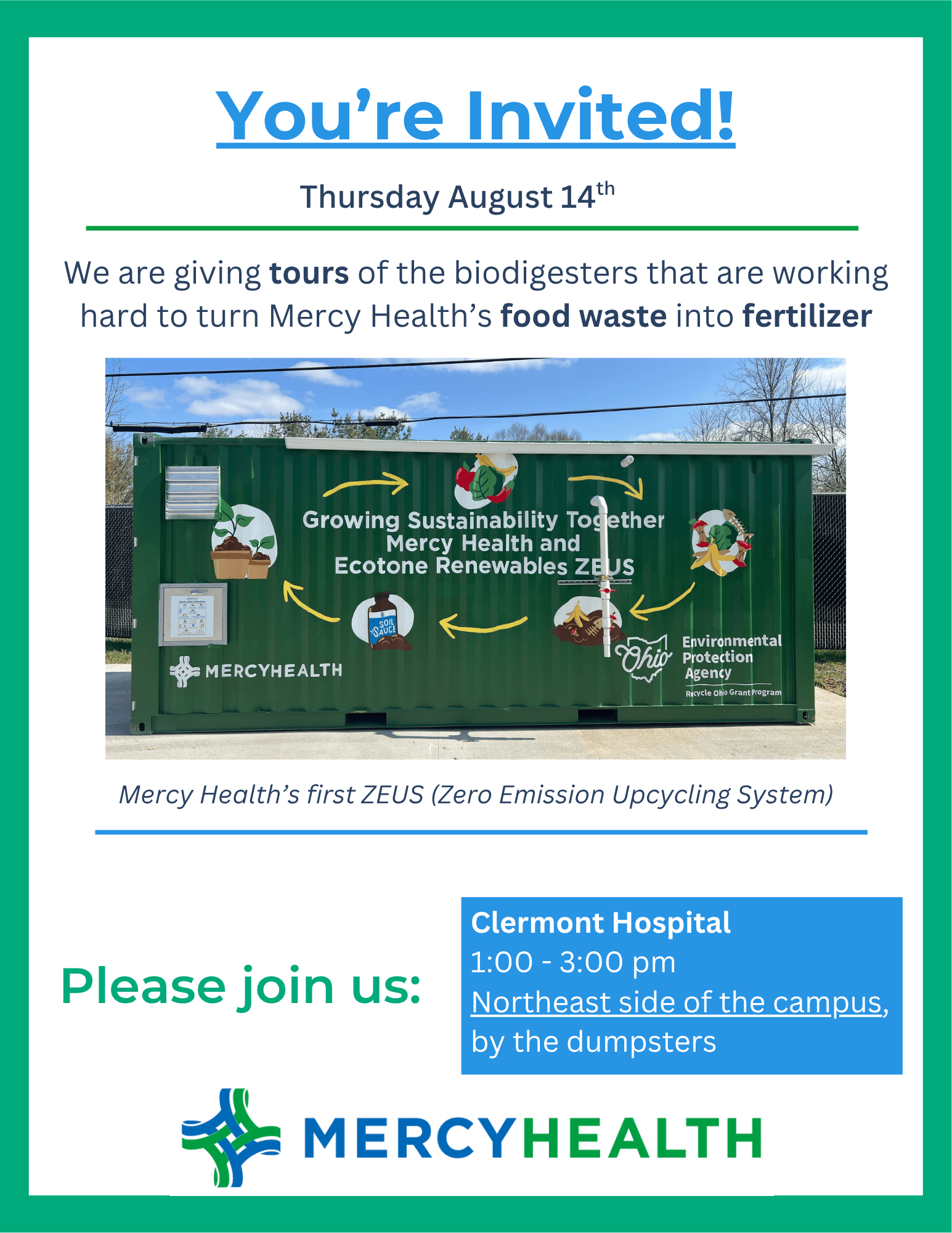 mercy zeus open house