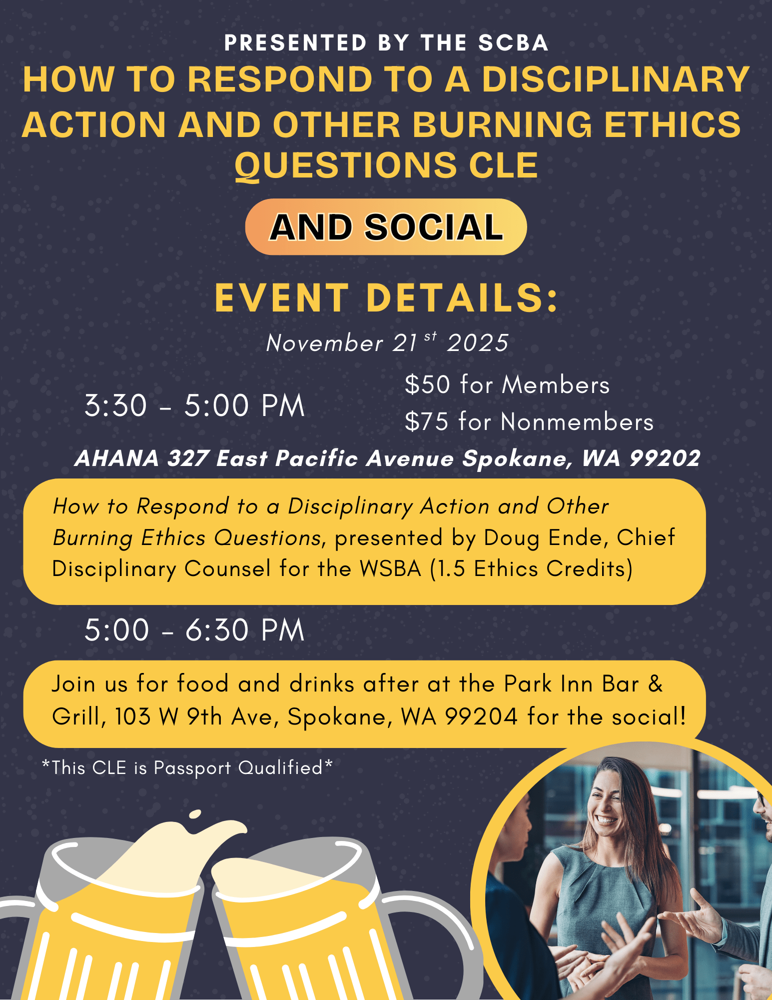 Legal Ethics CLE & Social