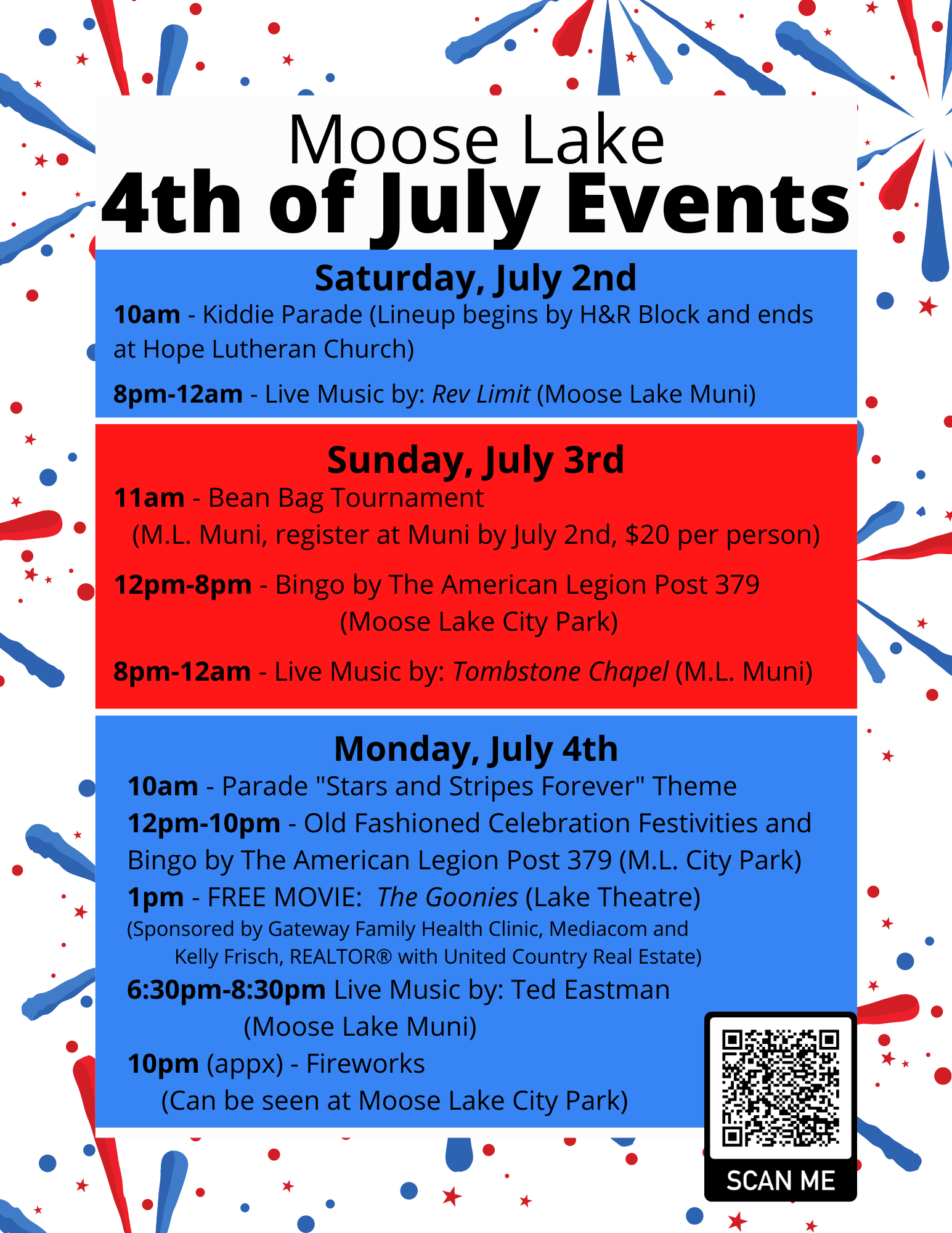 4th of July parade flyer