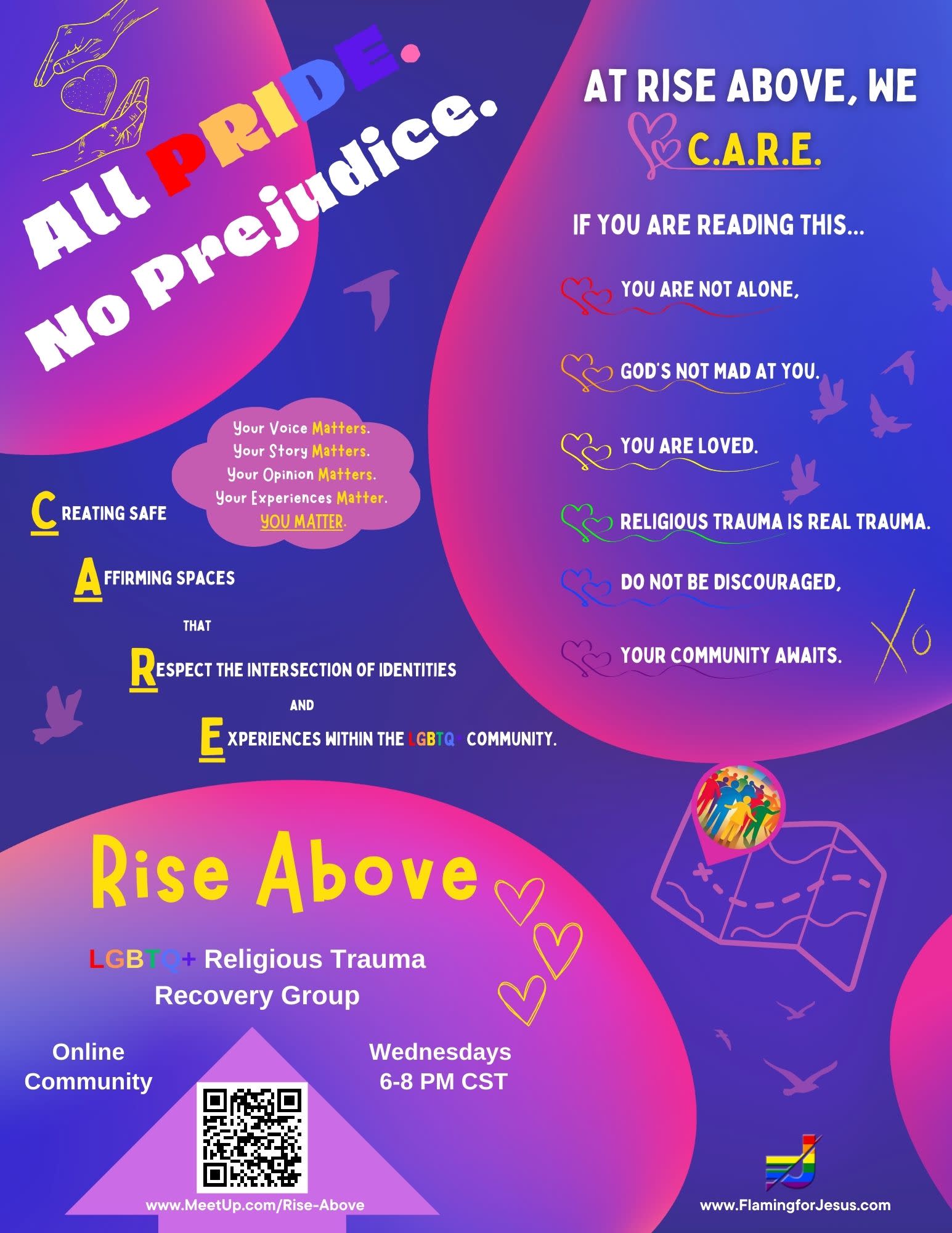 Rise Above Community Flyer