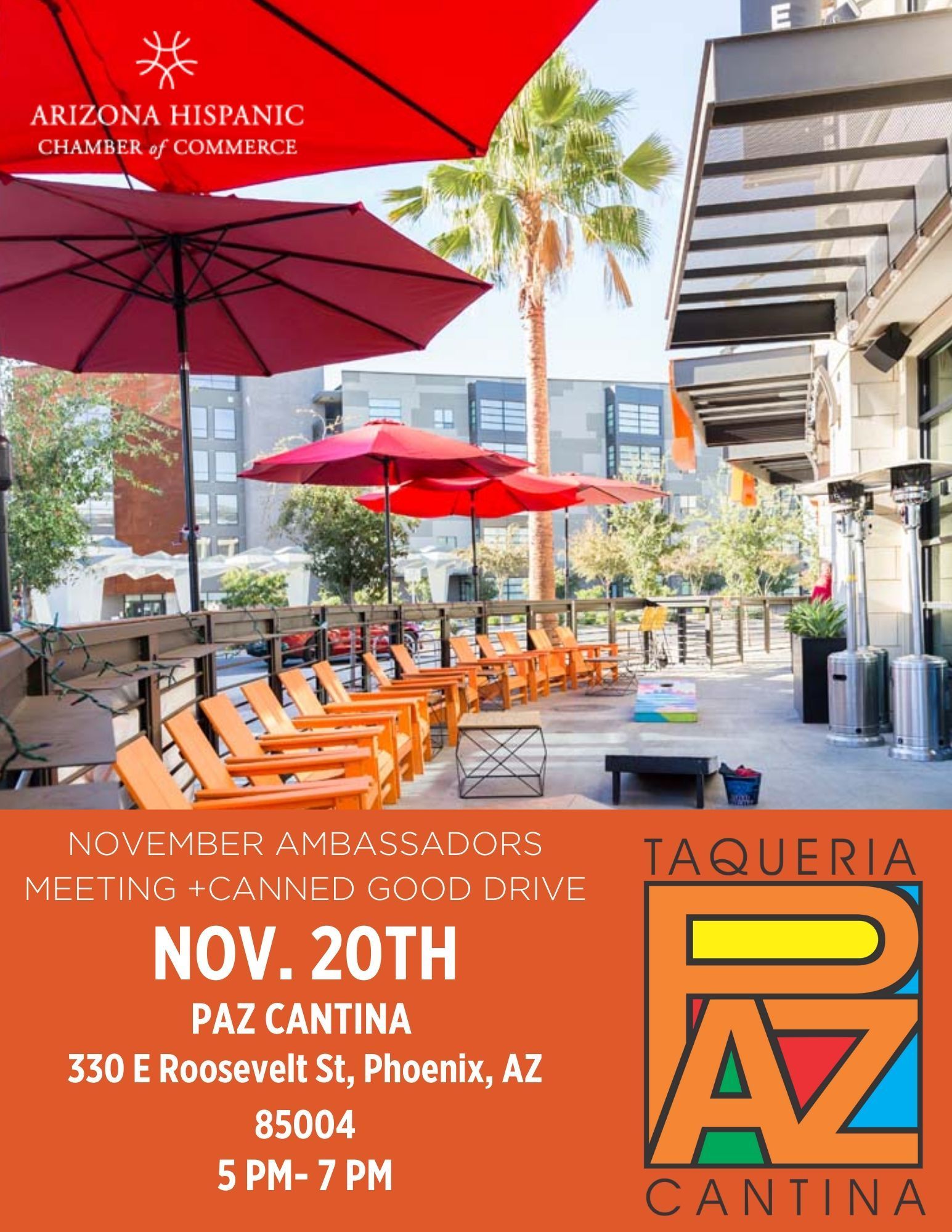 November Ambassadors Meeting Mixer Arizona Hispanic Chamber Of Commerce