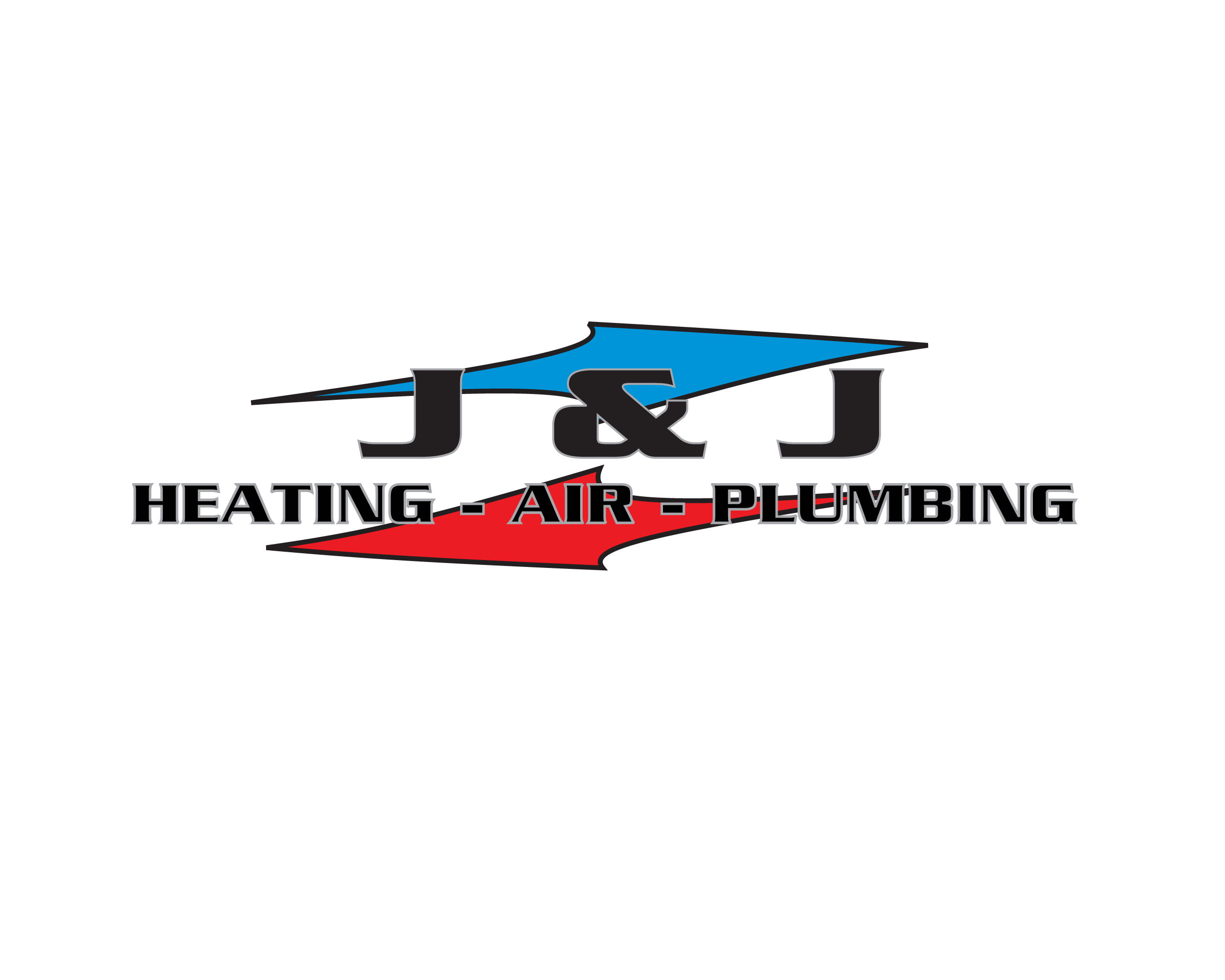 J & J Heating - Air - Plumbing Logo