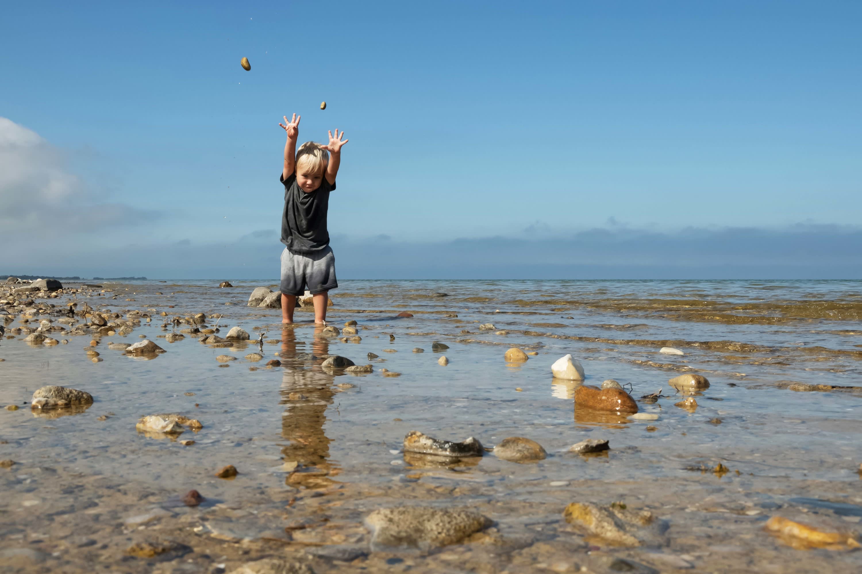 Family Portrait Session at the Straits of Mackinac