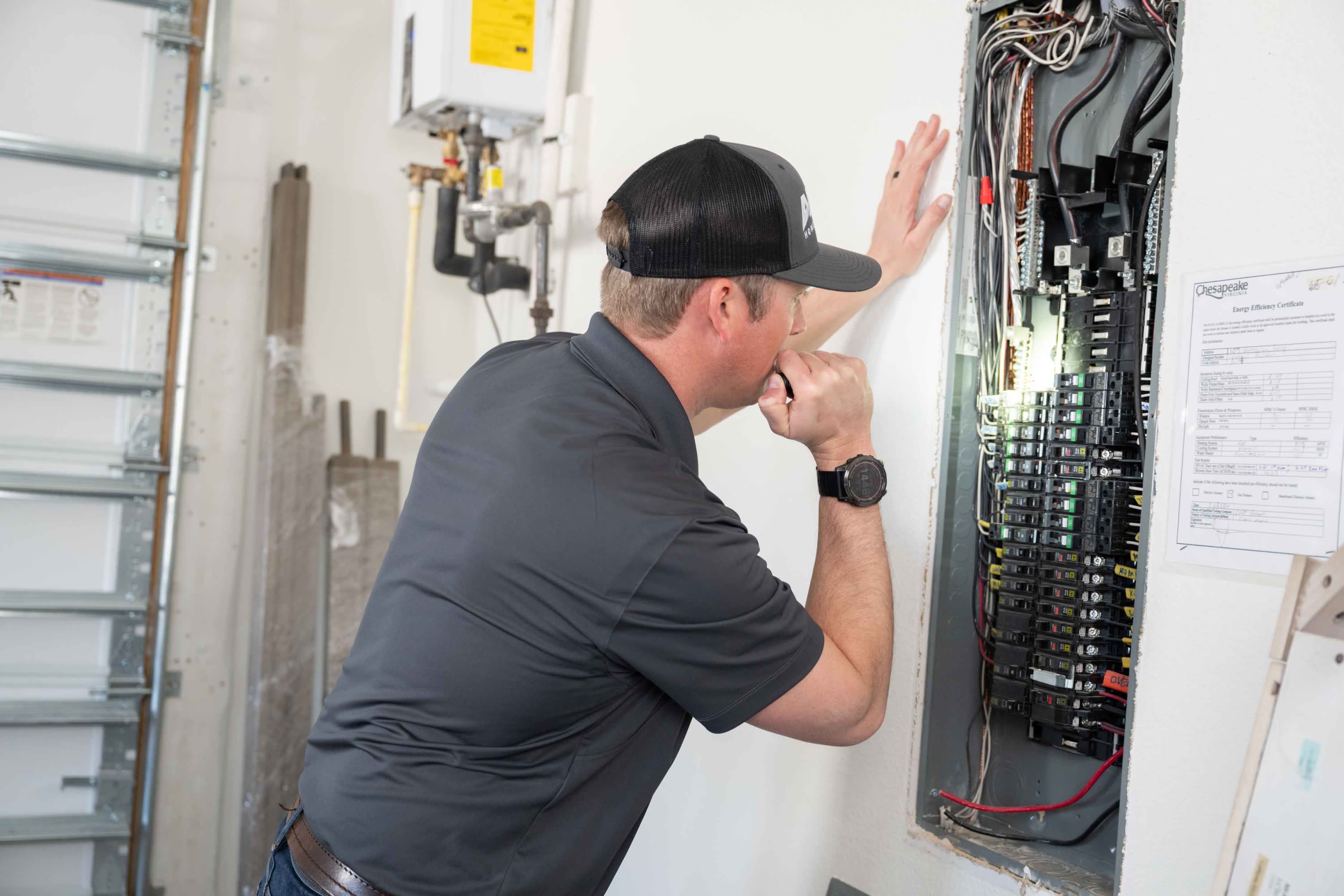 Inspecting Electrical Pannel