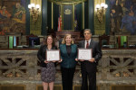 Senator Lindsey Williams and Senator Jay Costa