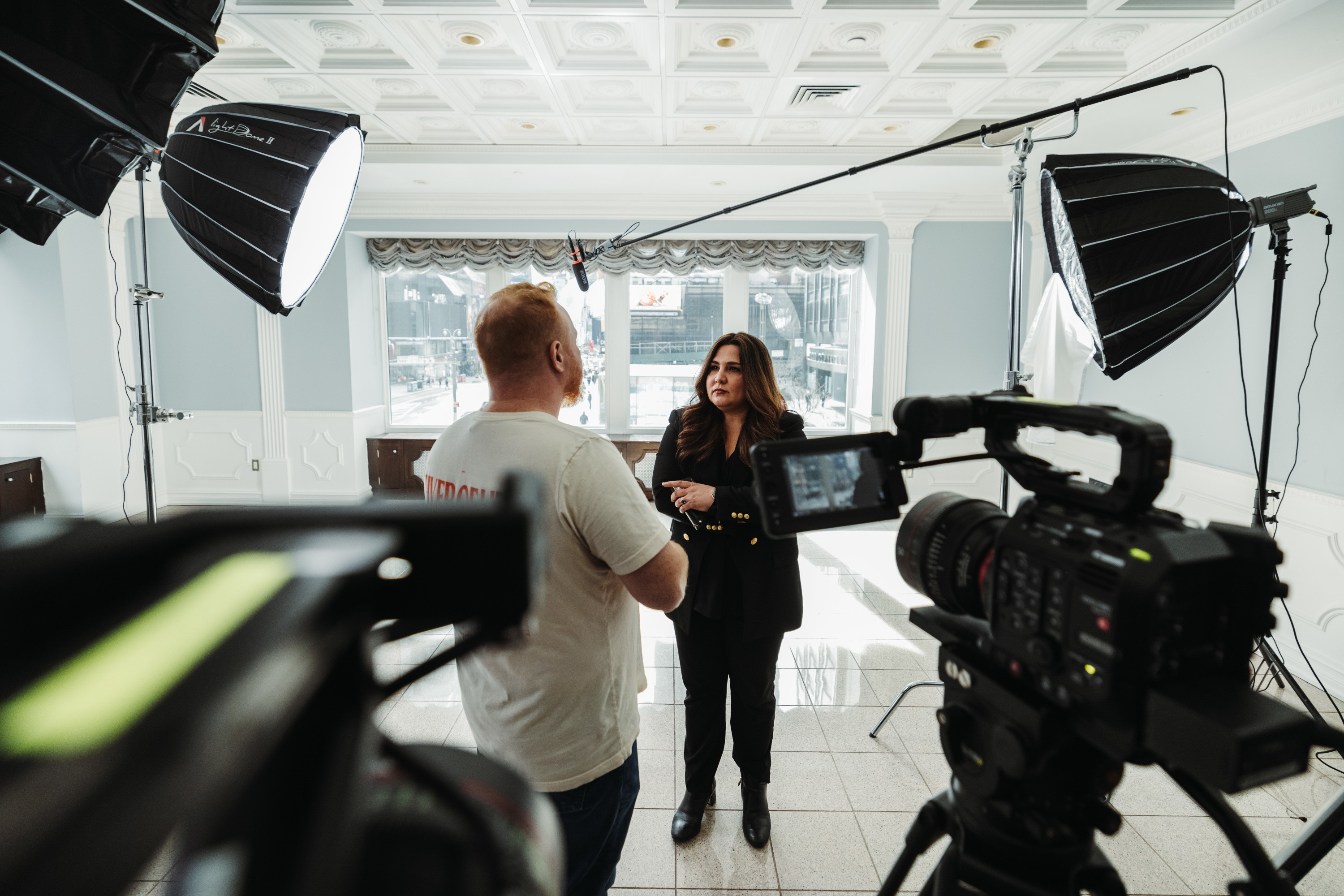 On Set for Canon USA