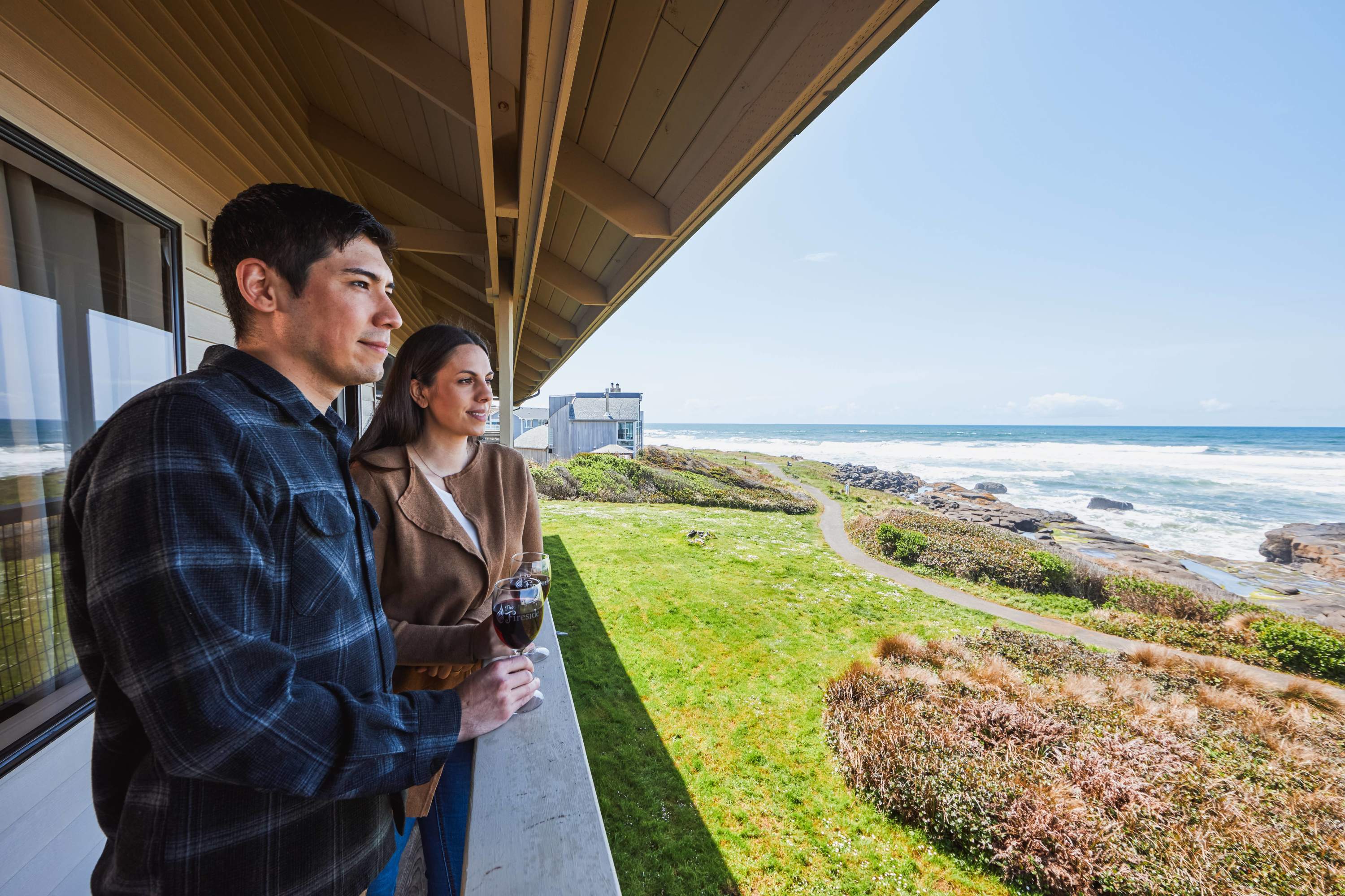 The view from Fireside Motel Balcony