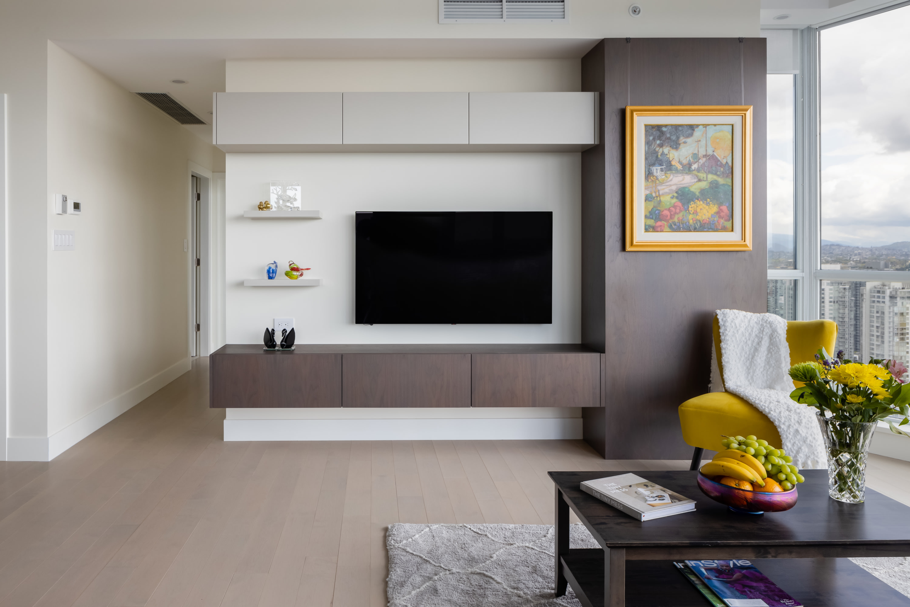 media-unit-wall-mounted-tv-custom-millwork-laminated-flooring