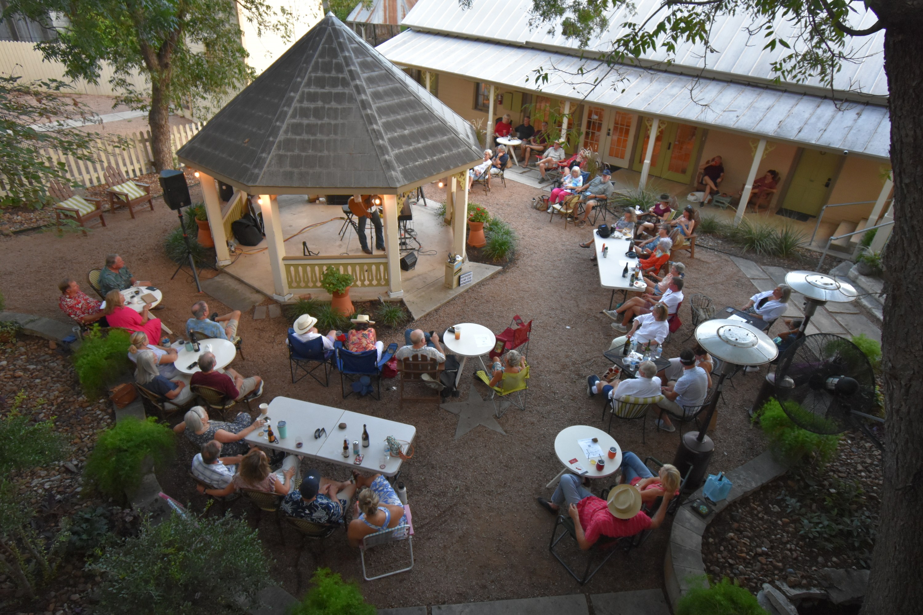 Concert in courtyard