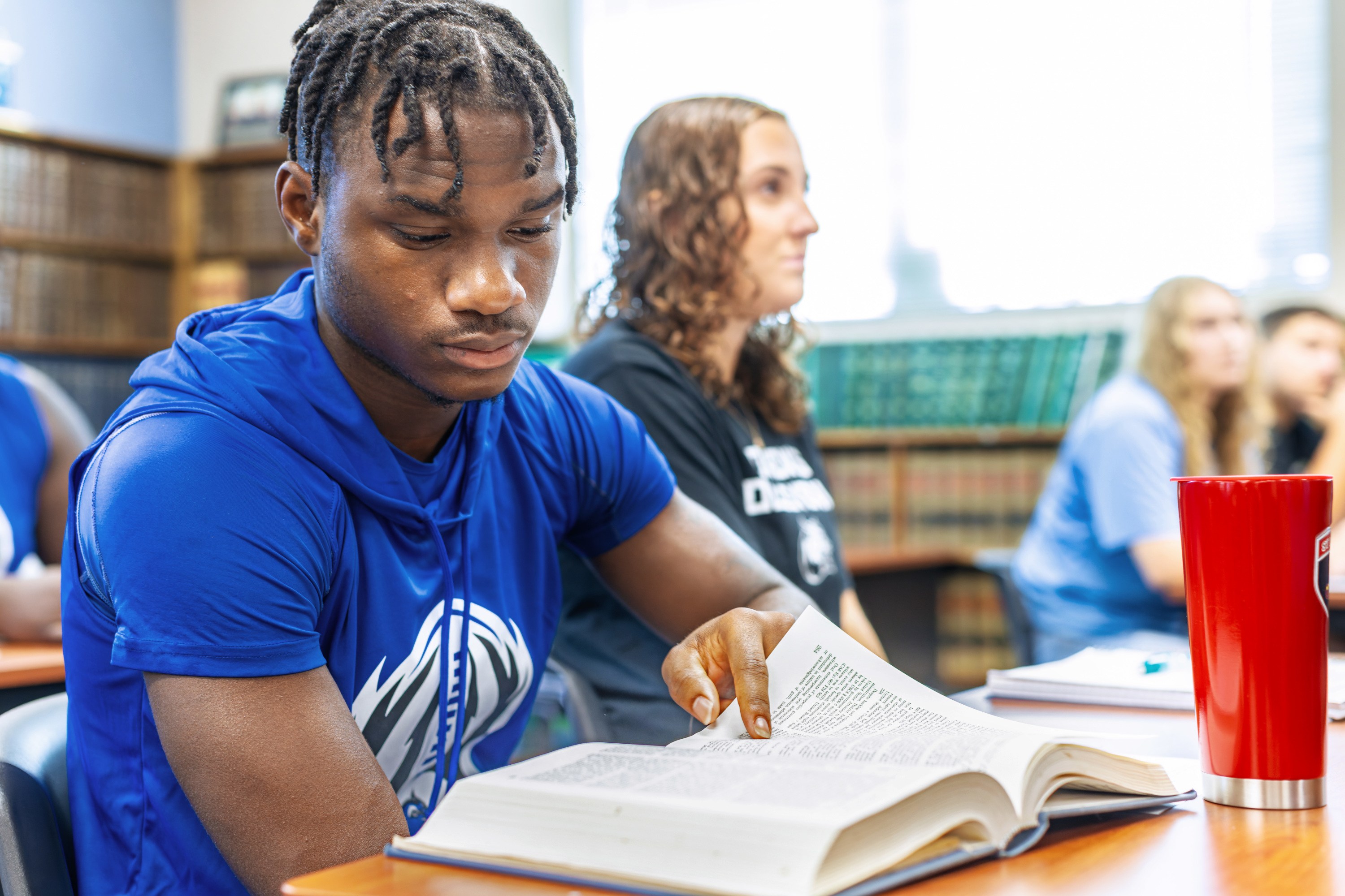 Culver-Stockton College students in class.