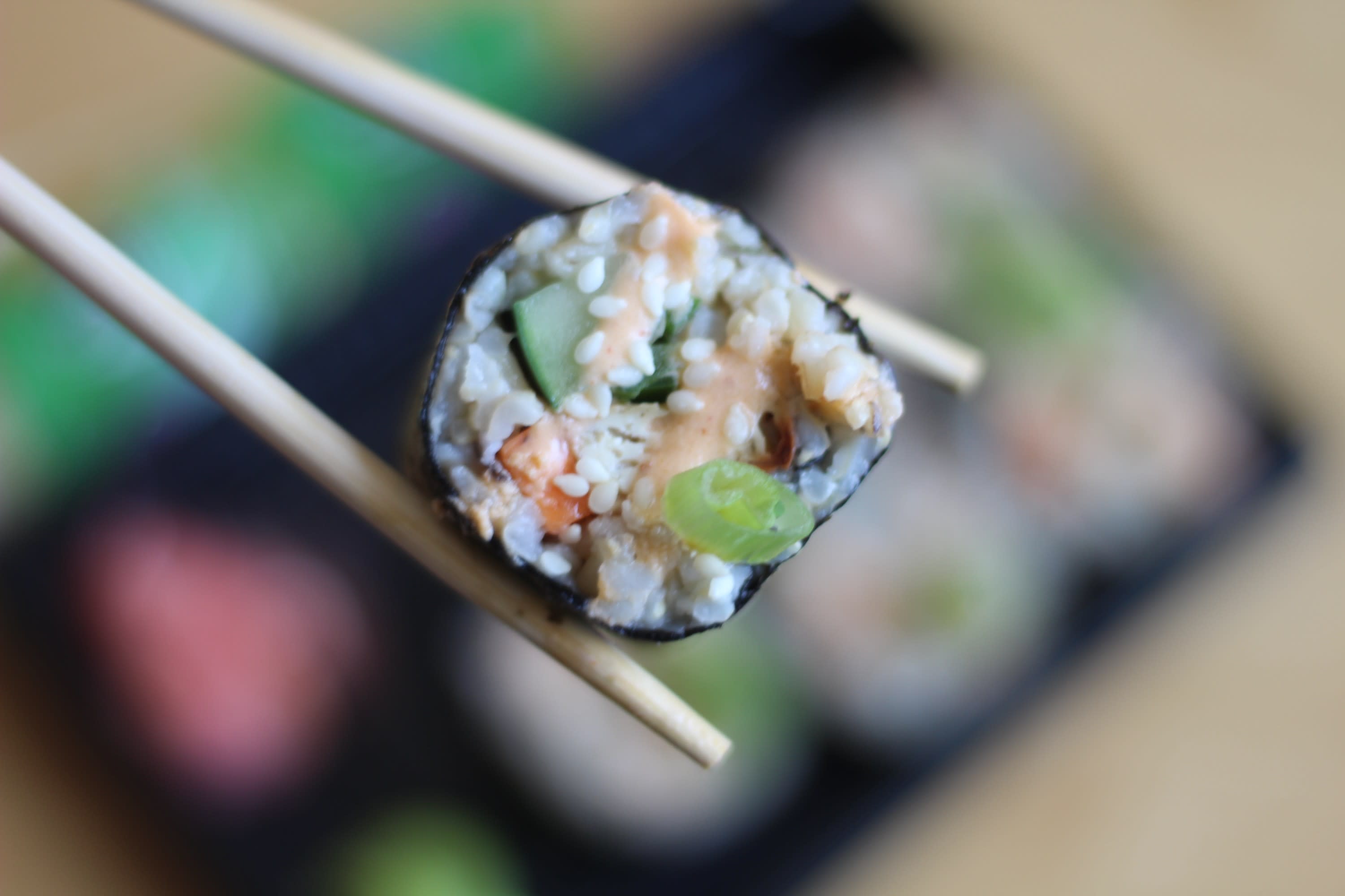 plant-based sushi